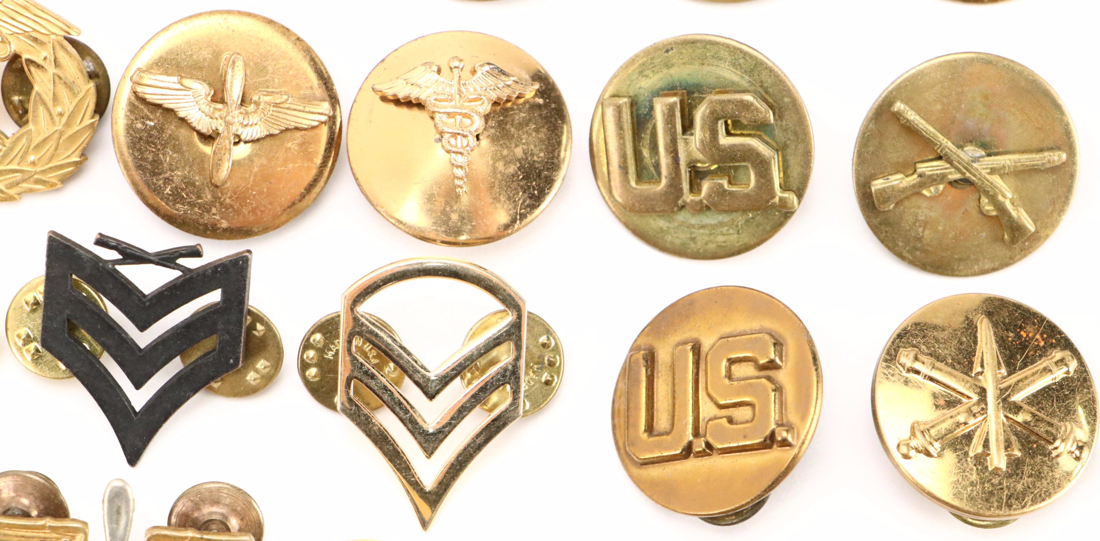 World War II, Korean War with Other Military Ribbons, Insignias and More
