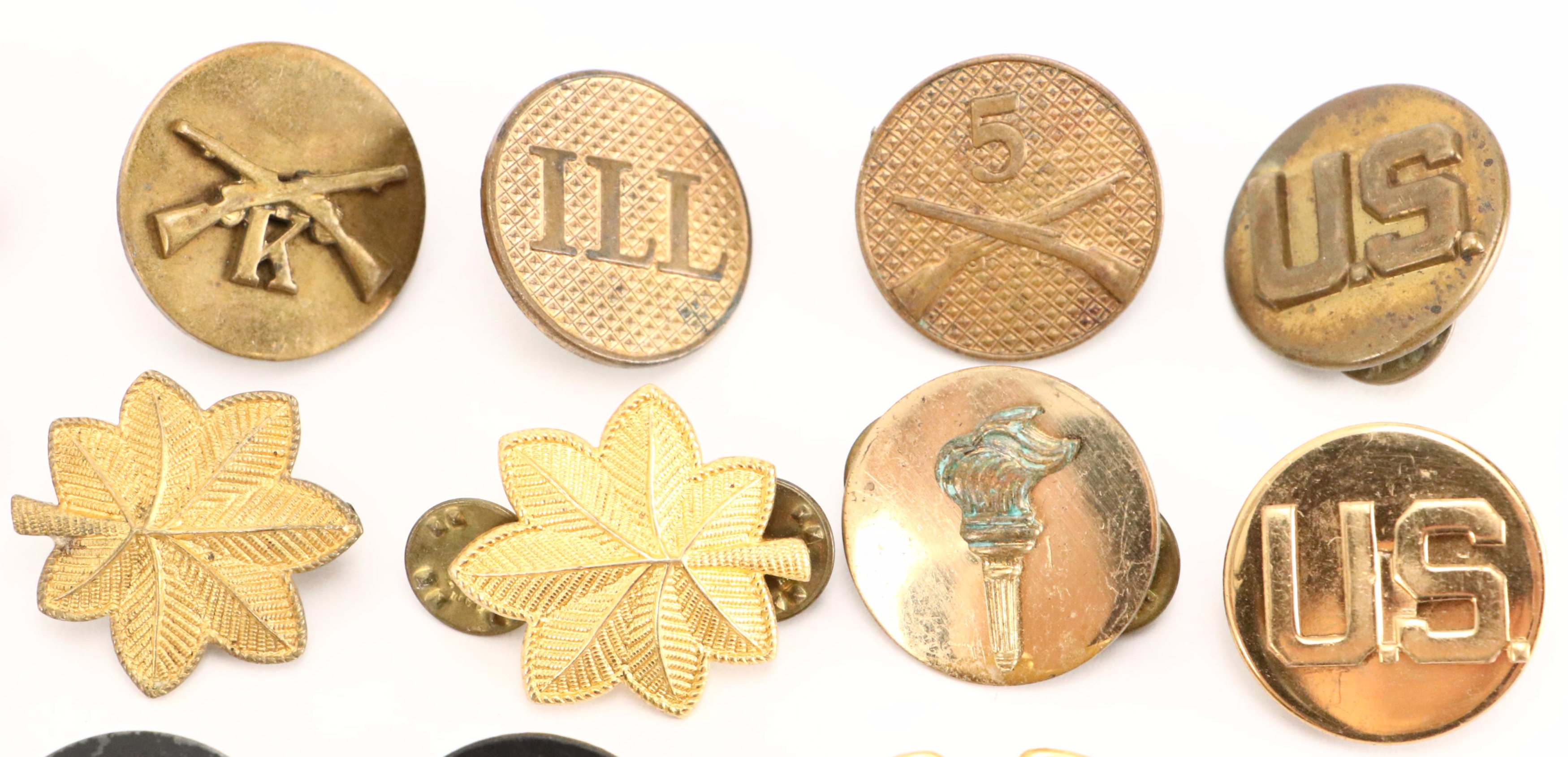 World War II, Korean War with Other Military Ribbons, Insignias and More