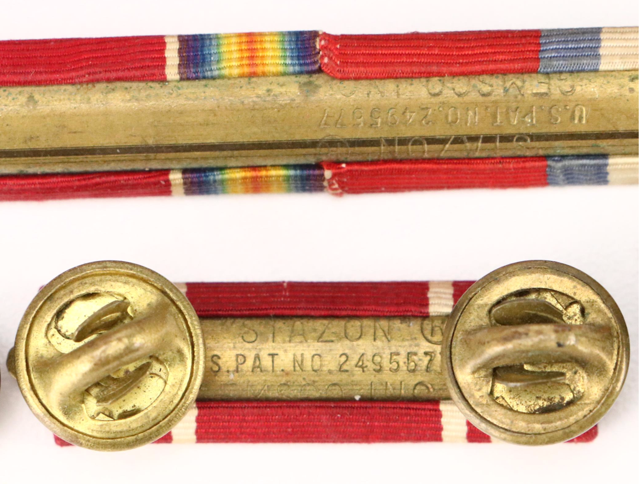 World War II, Korean War with Other Military Ribbons, Insignias and More
