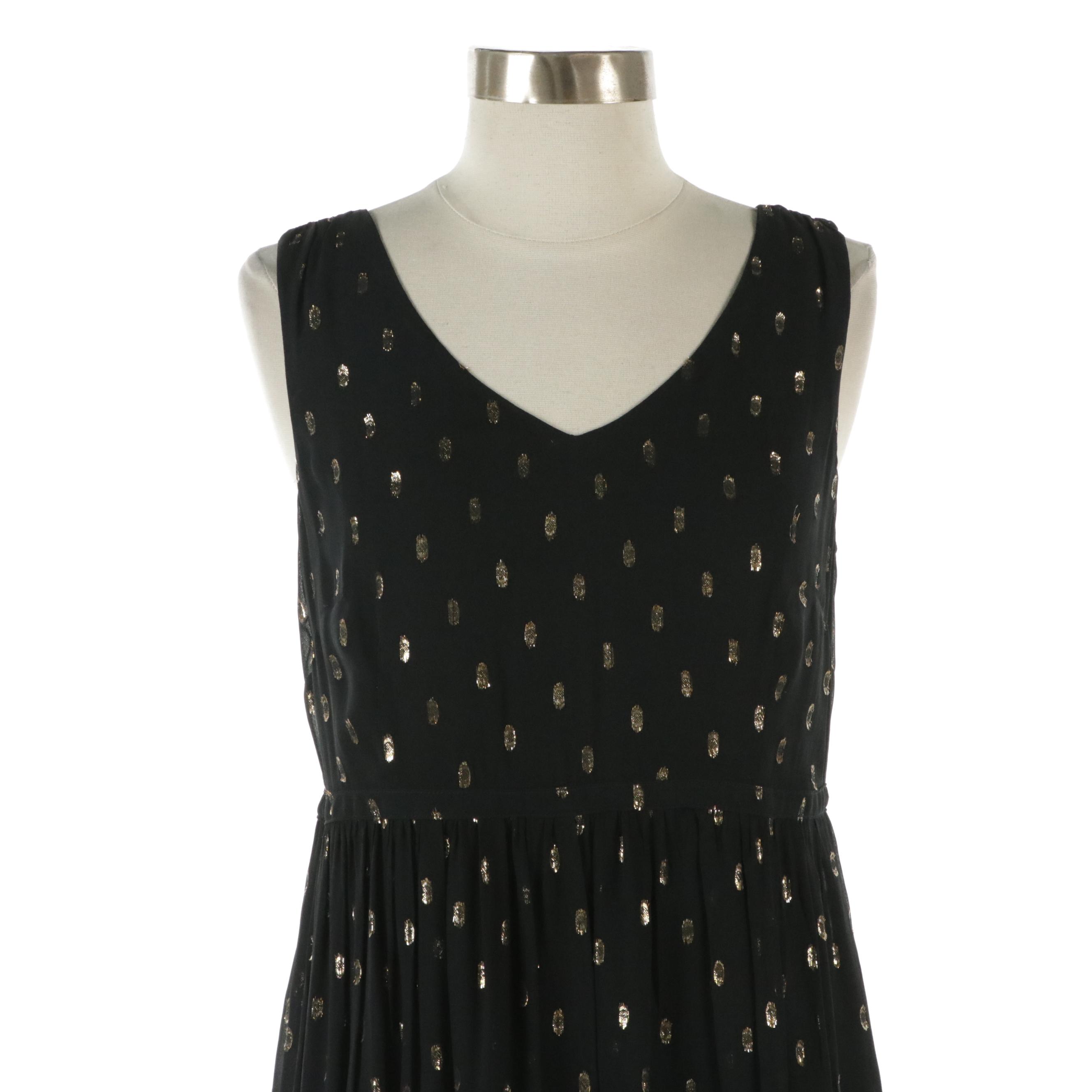 Talbots Sleeveless Tiered Maxi Dress