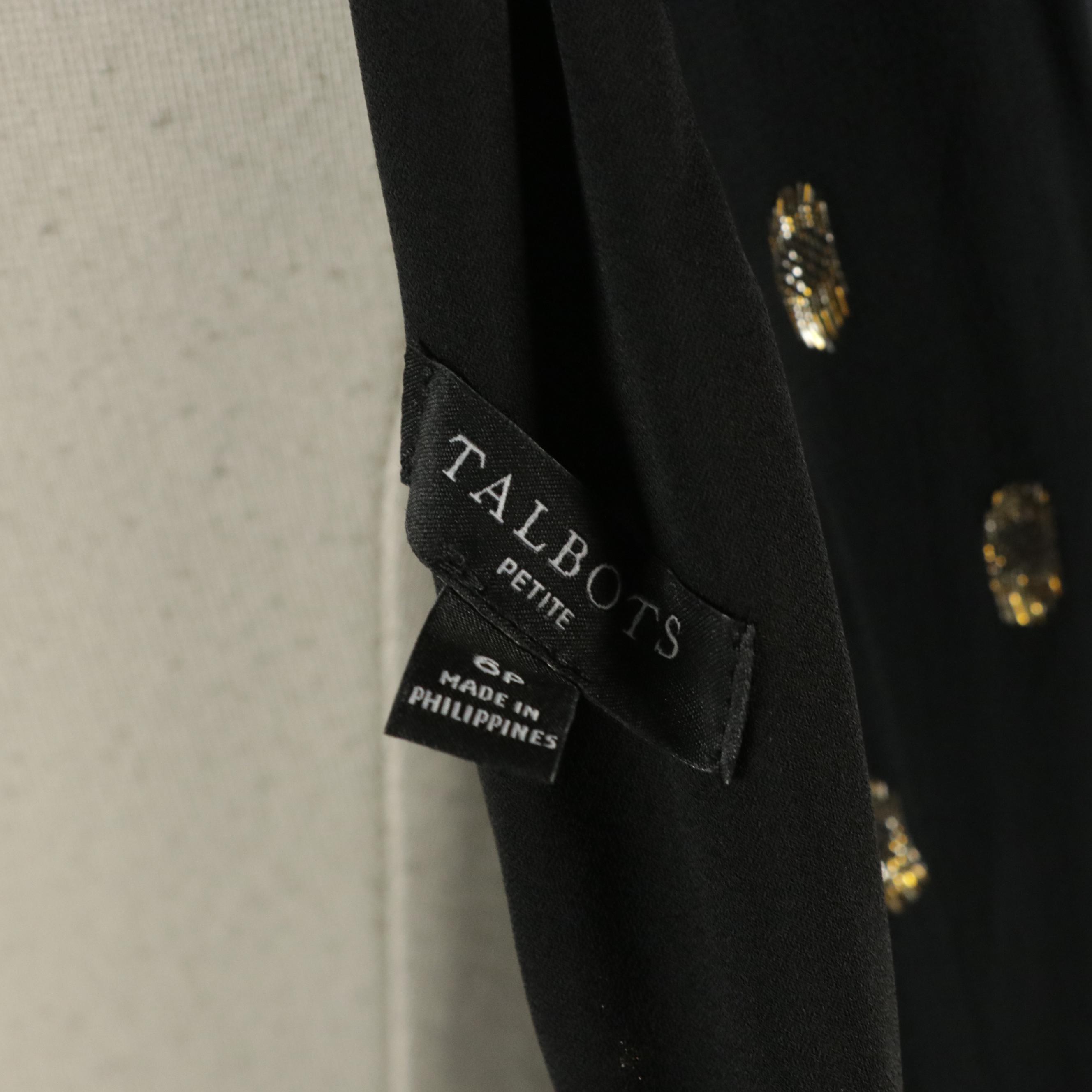 Talbots Sleeveless Tiered Maxi Dress