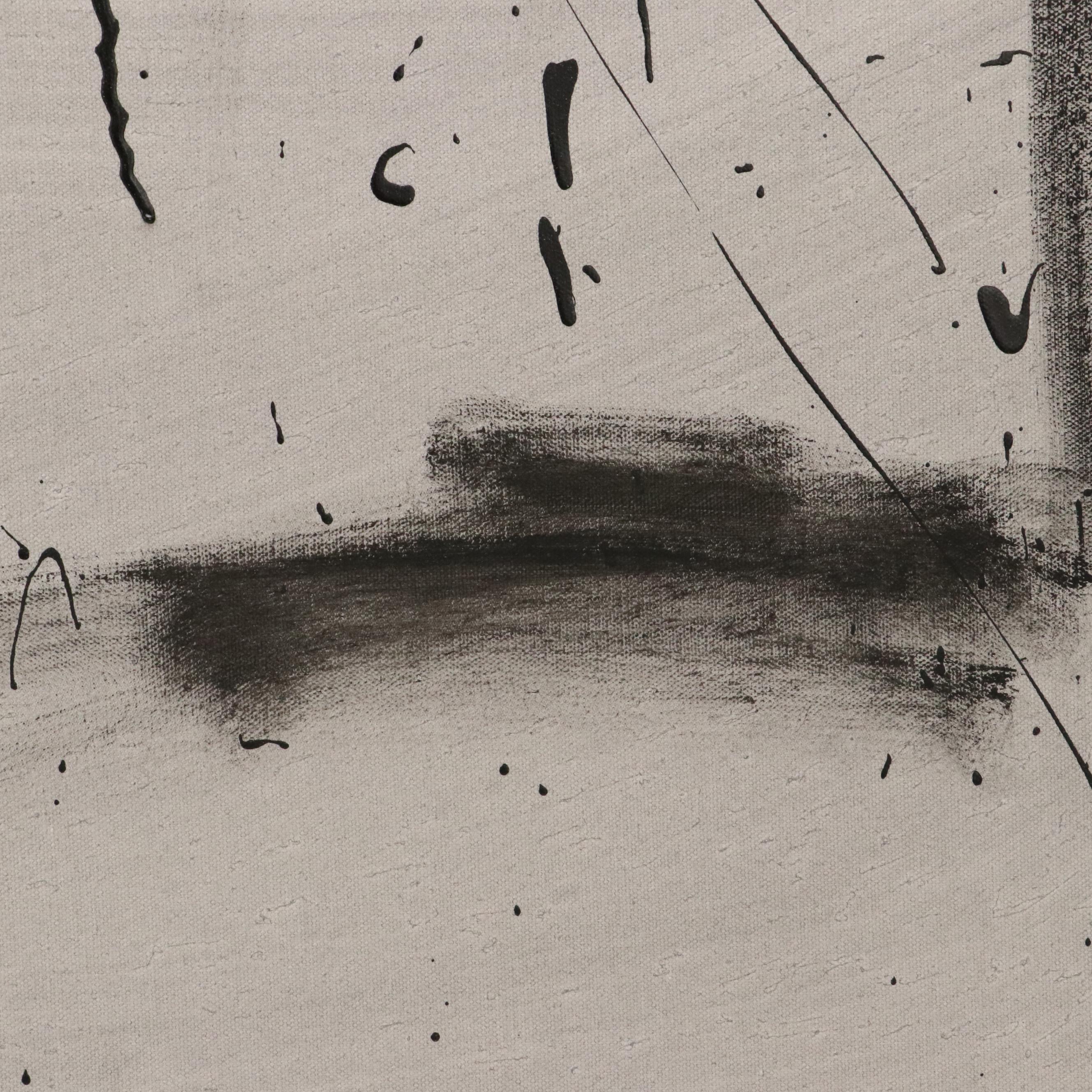 David Applegate Large-Scale Abstract Acrylic Painting, 21st Century