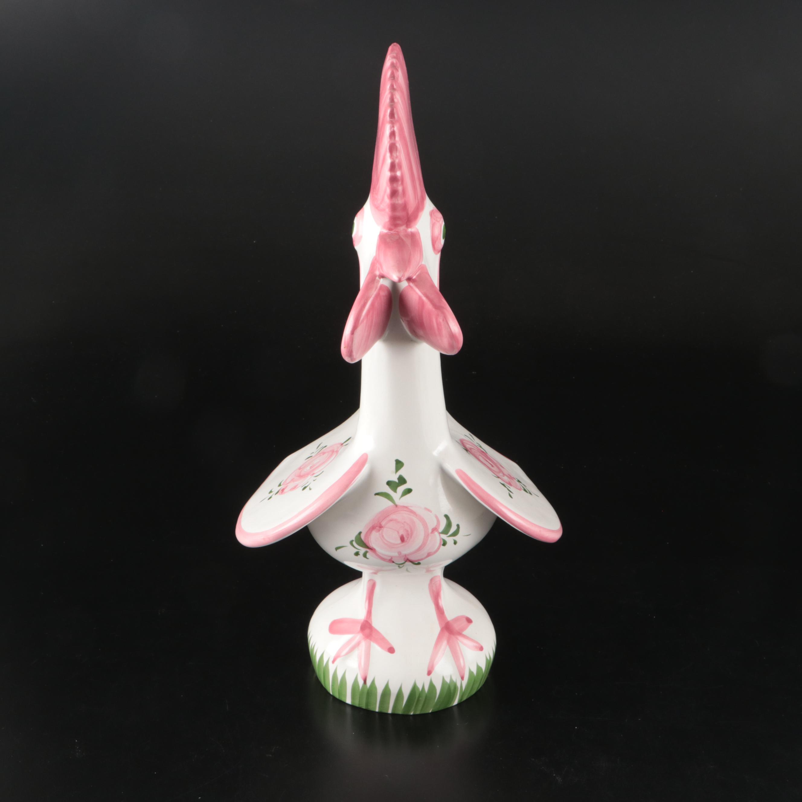 Bunny, Rooster, Swan and Angel Ceramic Figurines