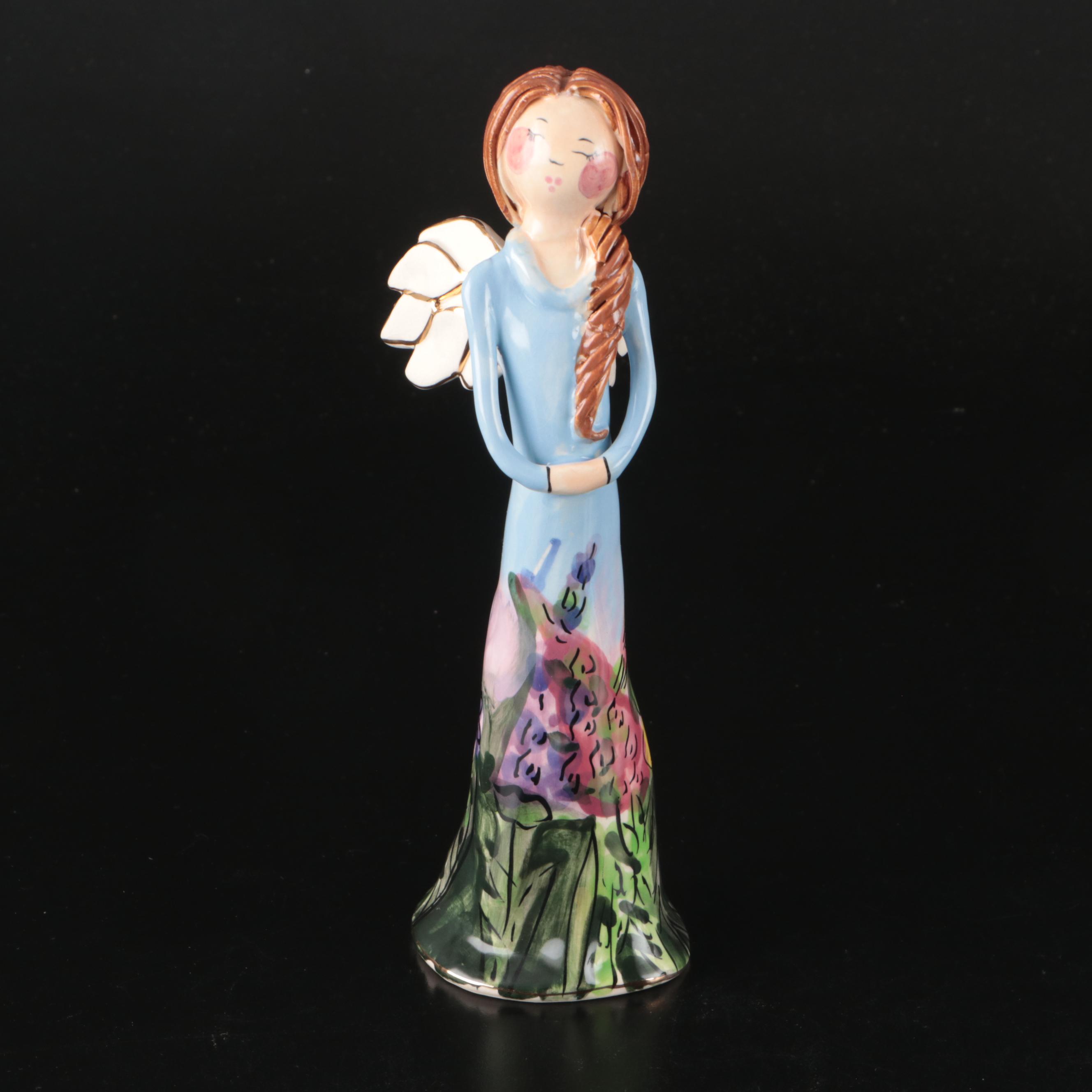 Bunny, Rooster, Swan and Angel Ceramic Figurines