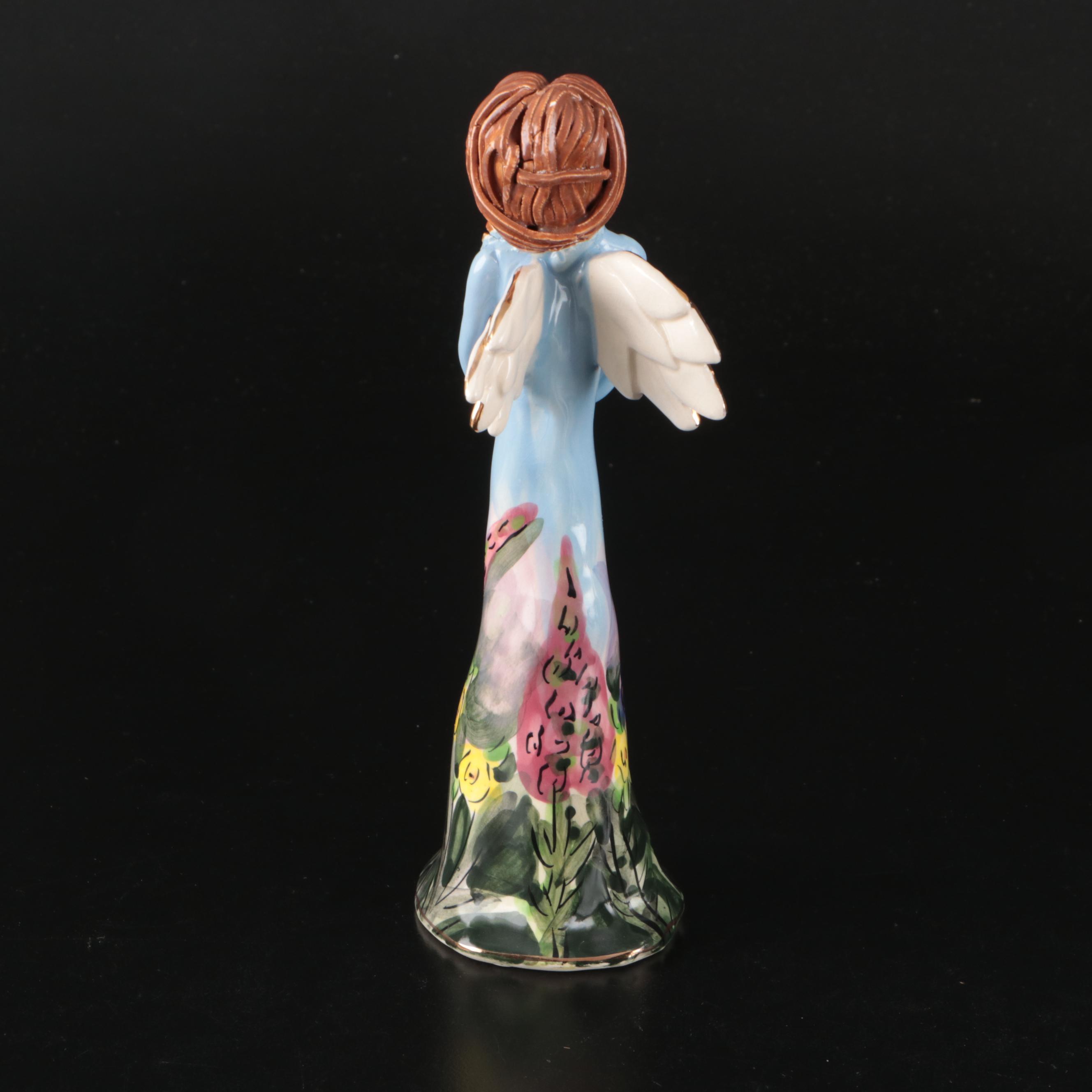 Bunny, Rooster, Swan and Angel Ceramic Figurines