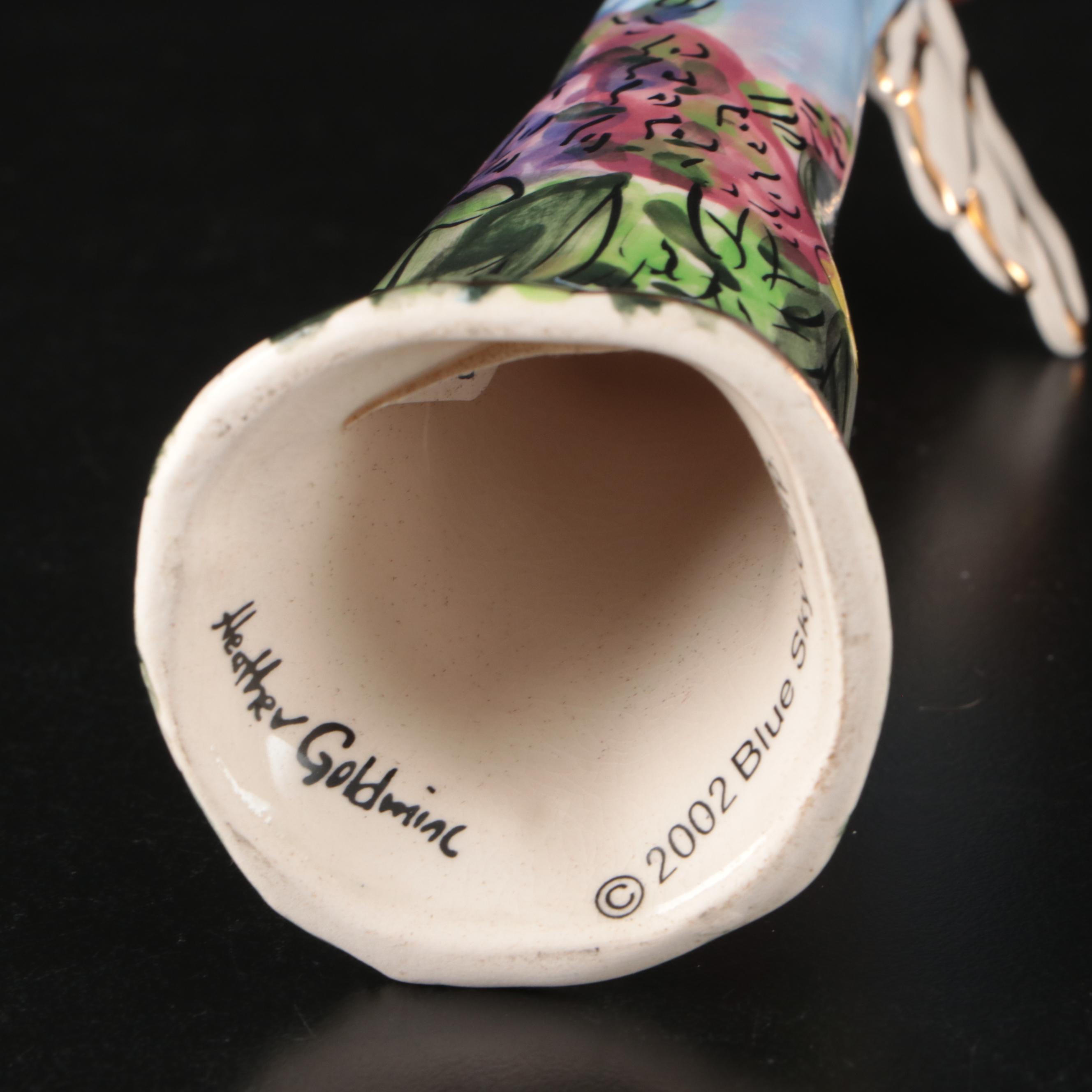 Bunny, Rooster, Swan and Angel Ceramic Figurines