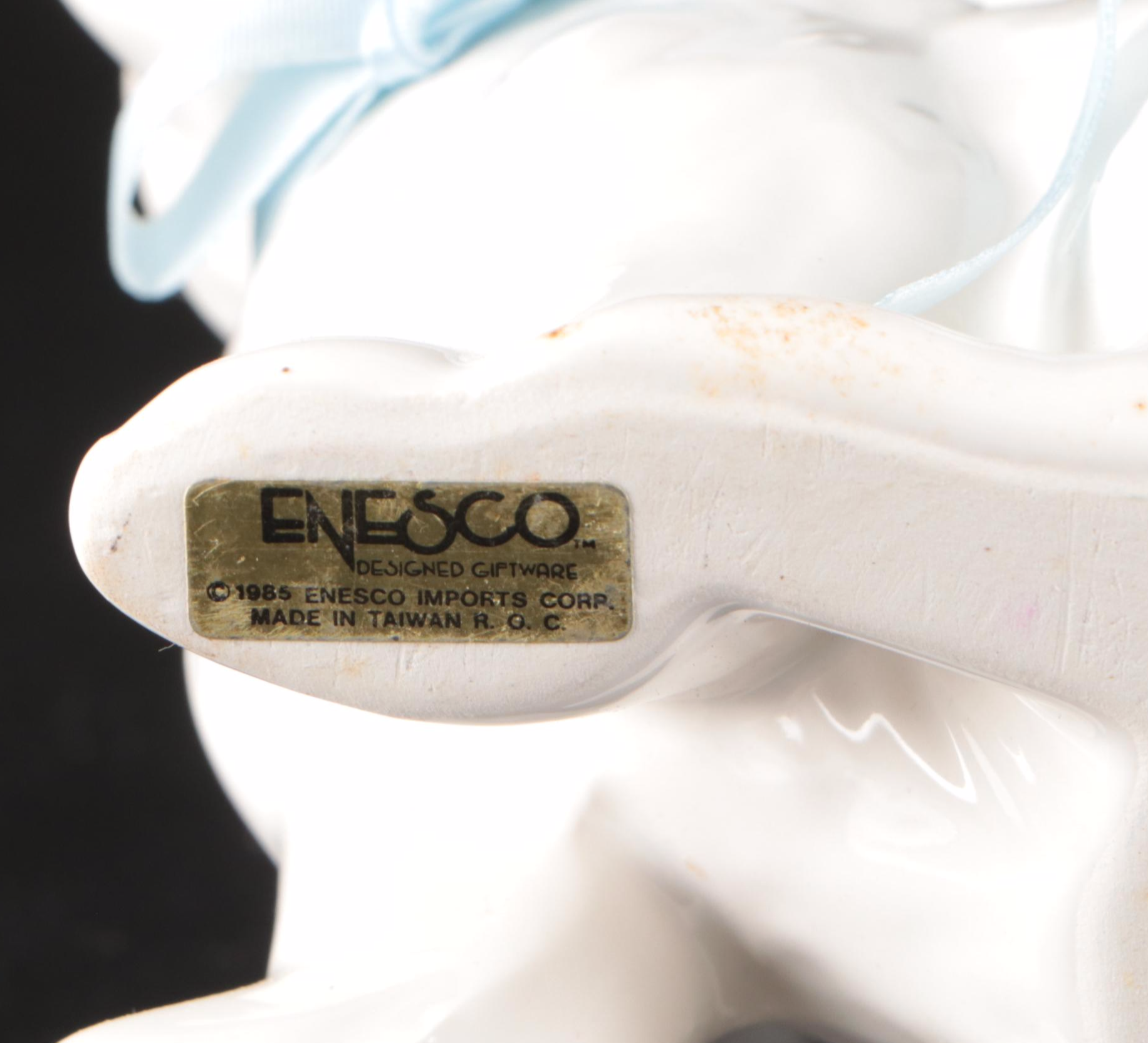 Bunny, Rooster, Swan and Angel Ceramic Figurines