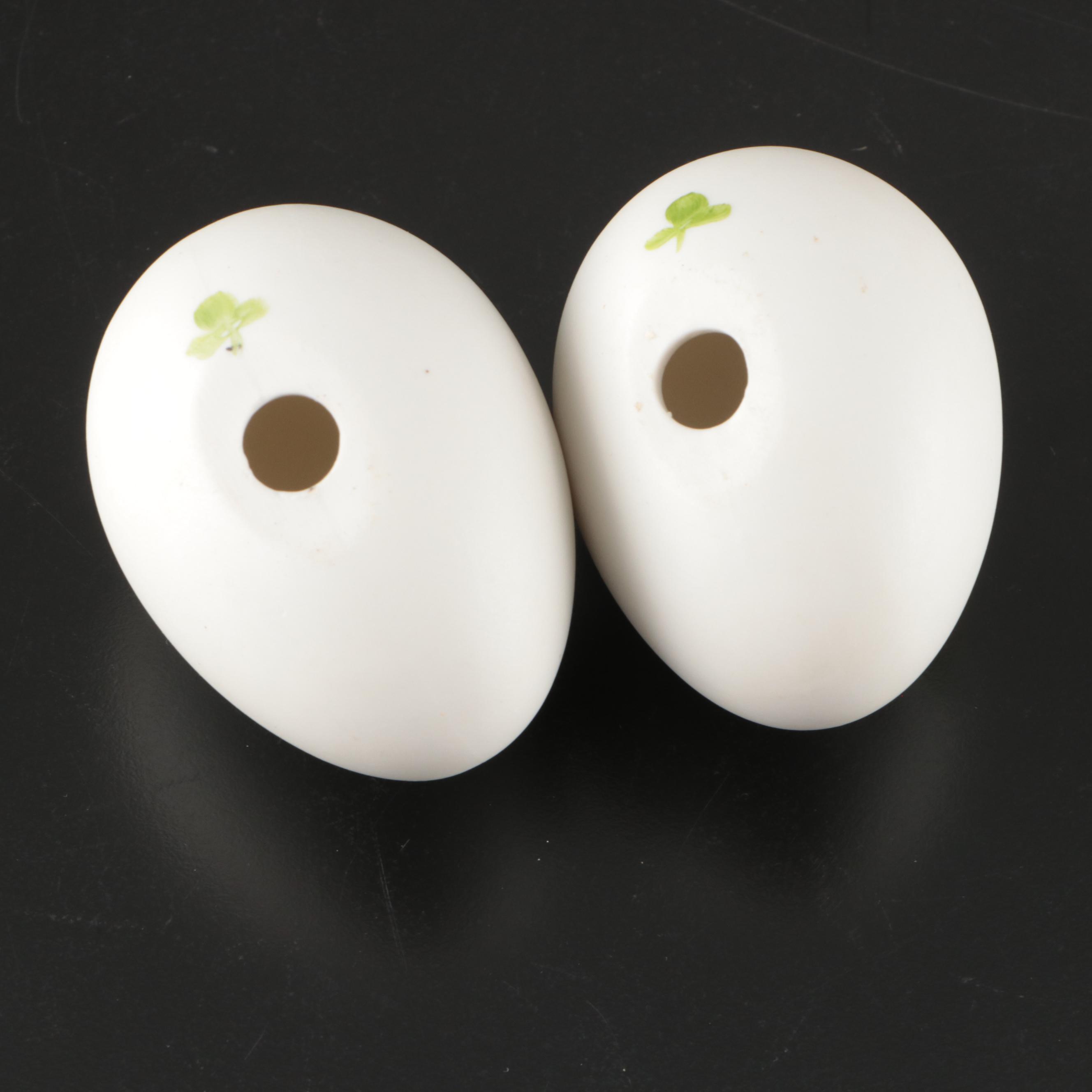 Bunny, Rooster, Swan and Angel Ceramic Figurines