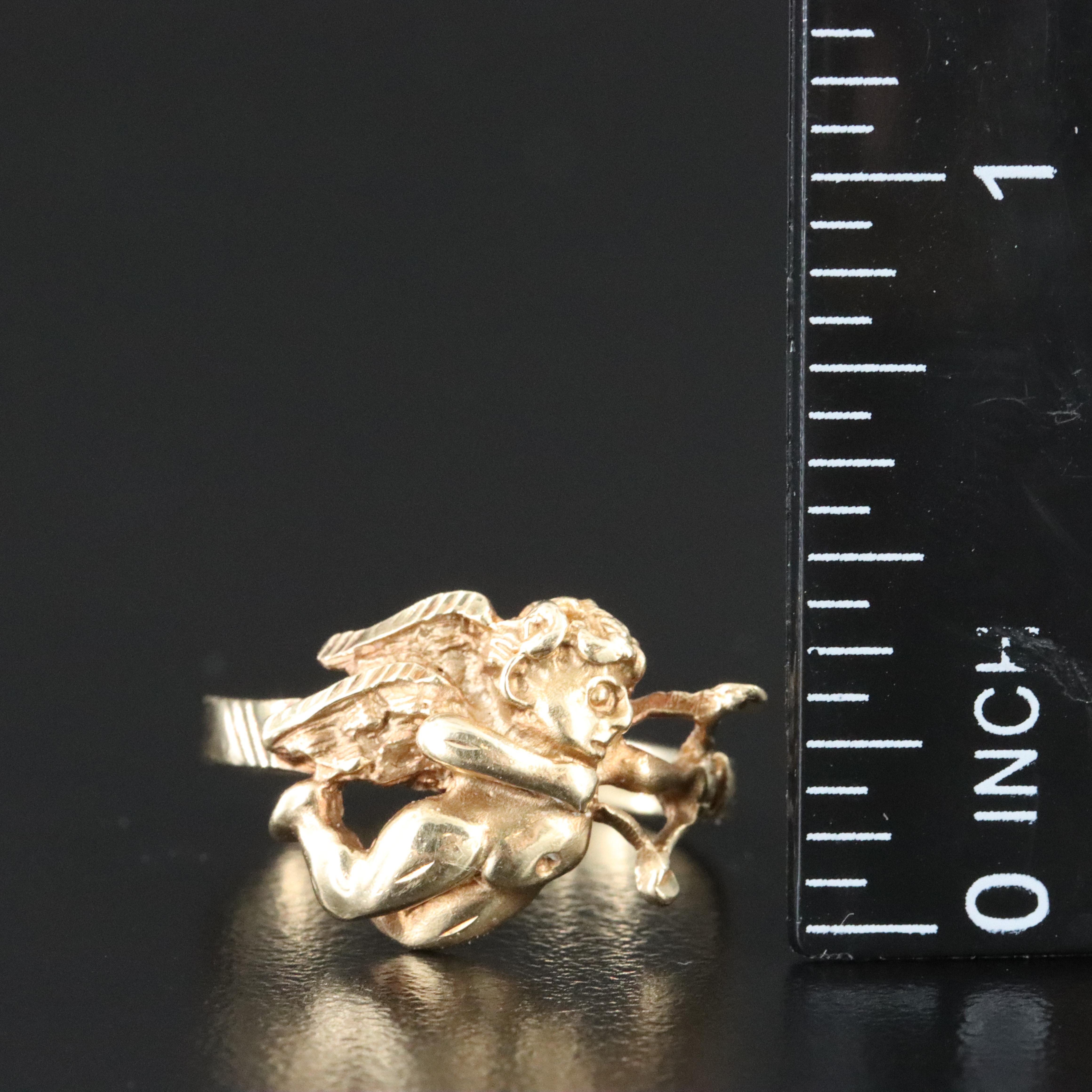 14K Cupid Ring