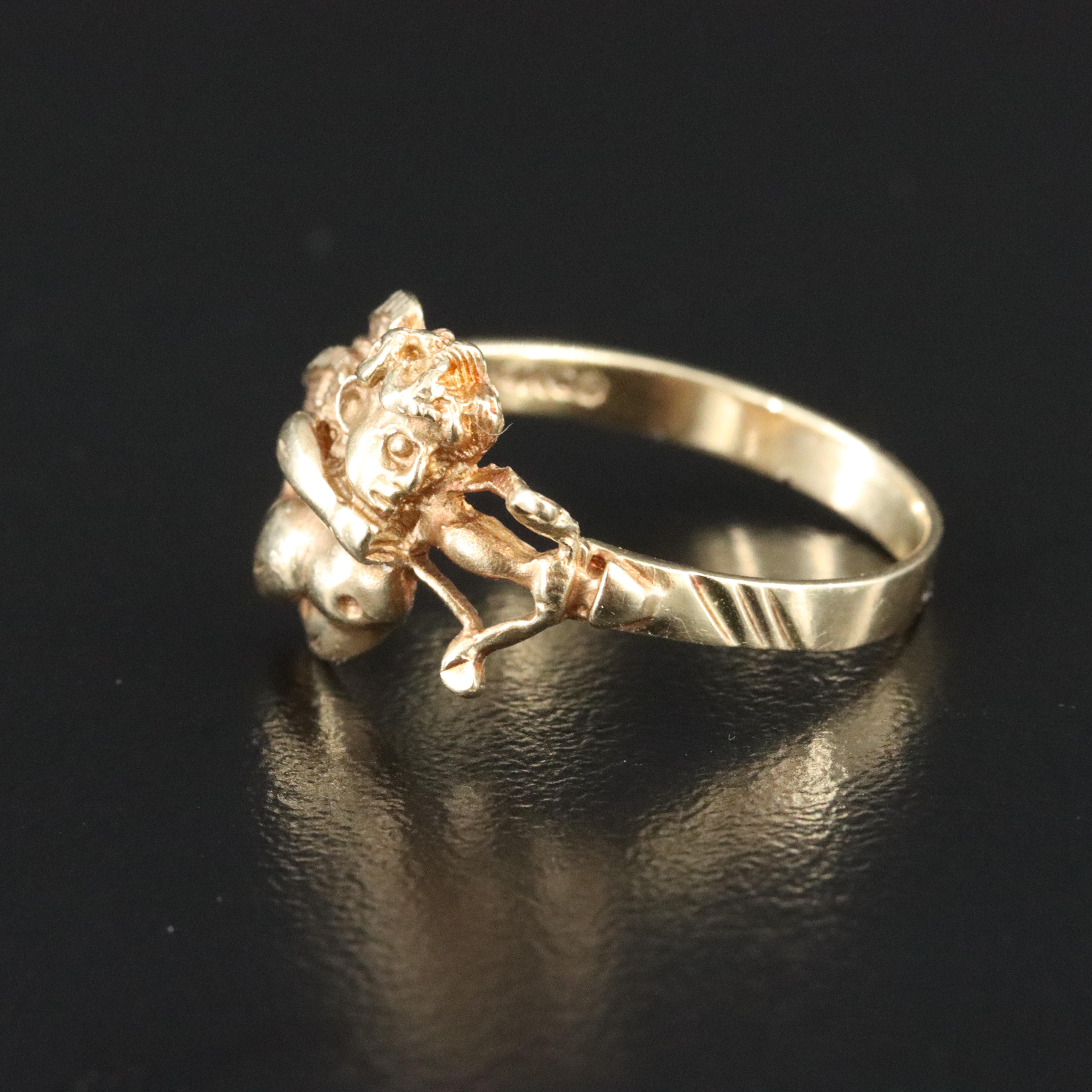 14K Cupid Ring