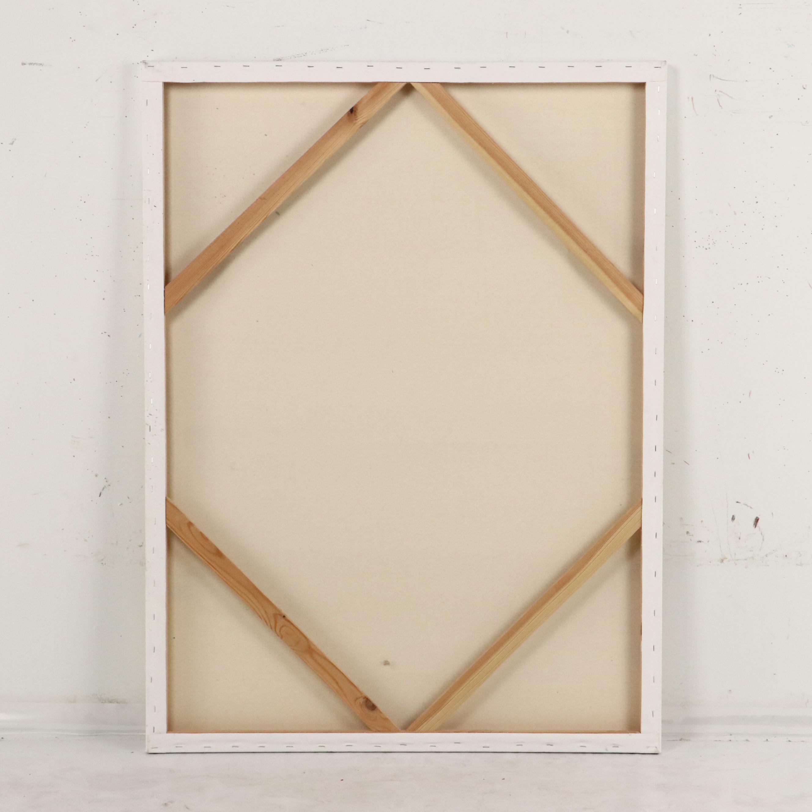 David Applegate Large-Scale Abstract Acrylic Painting, 21st Century