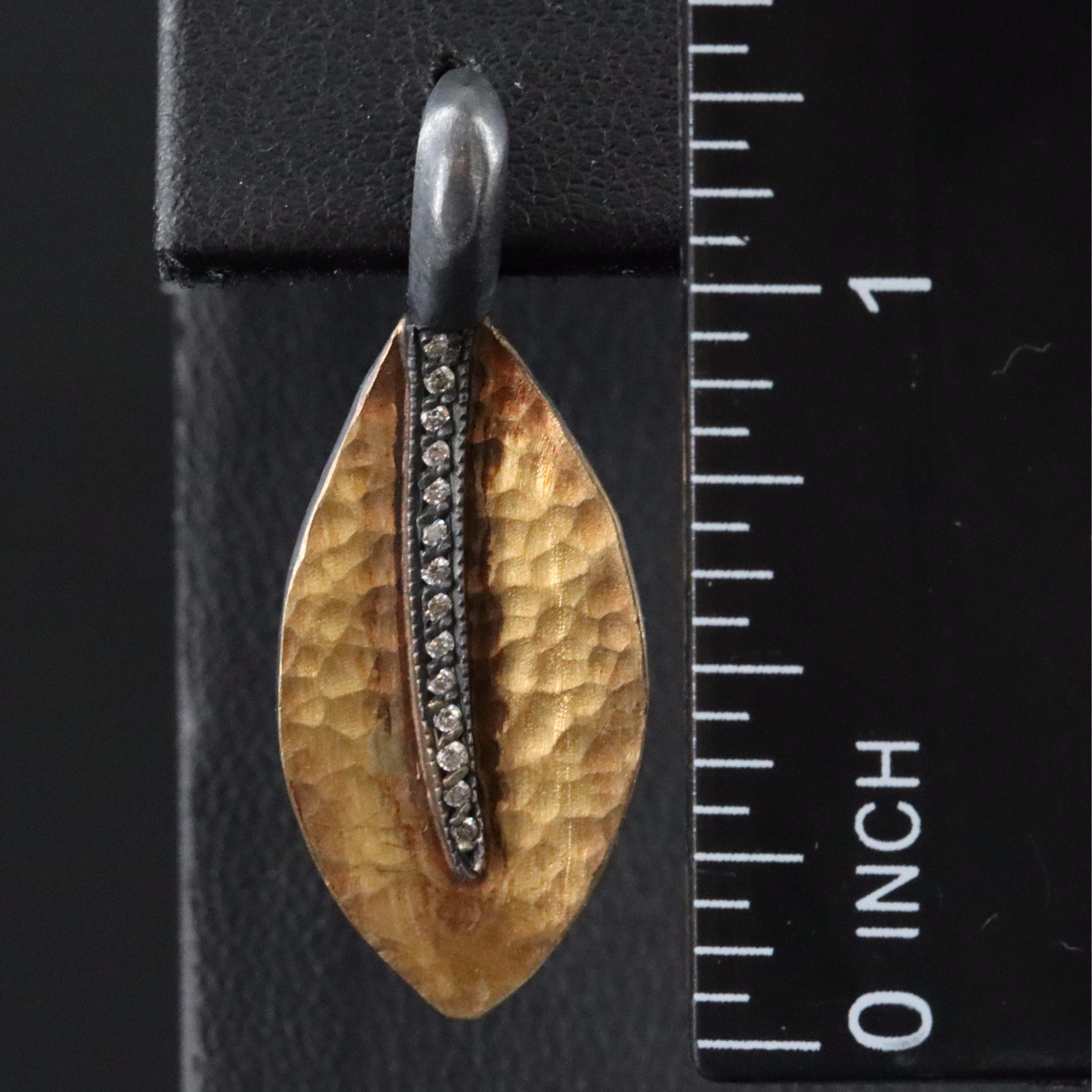 Lika Behar Sterling Diamond Earrings with 24K Accents