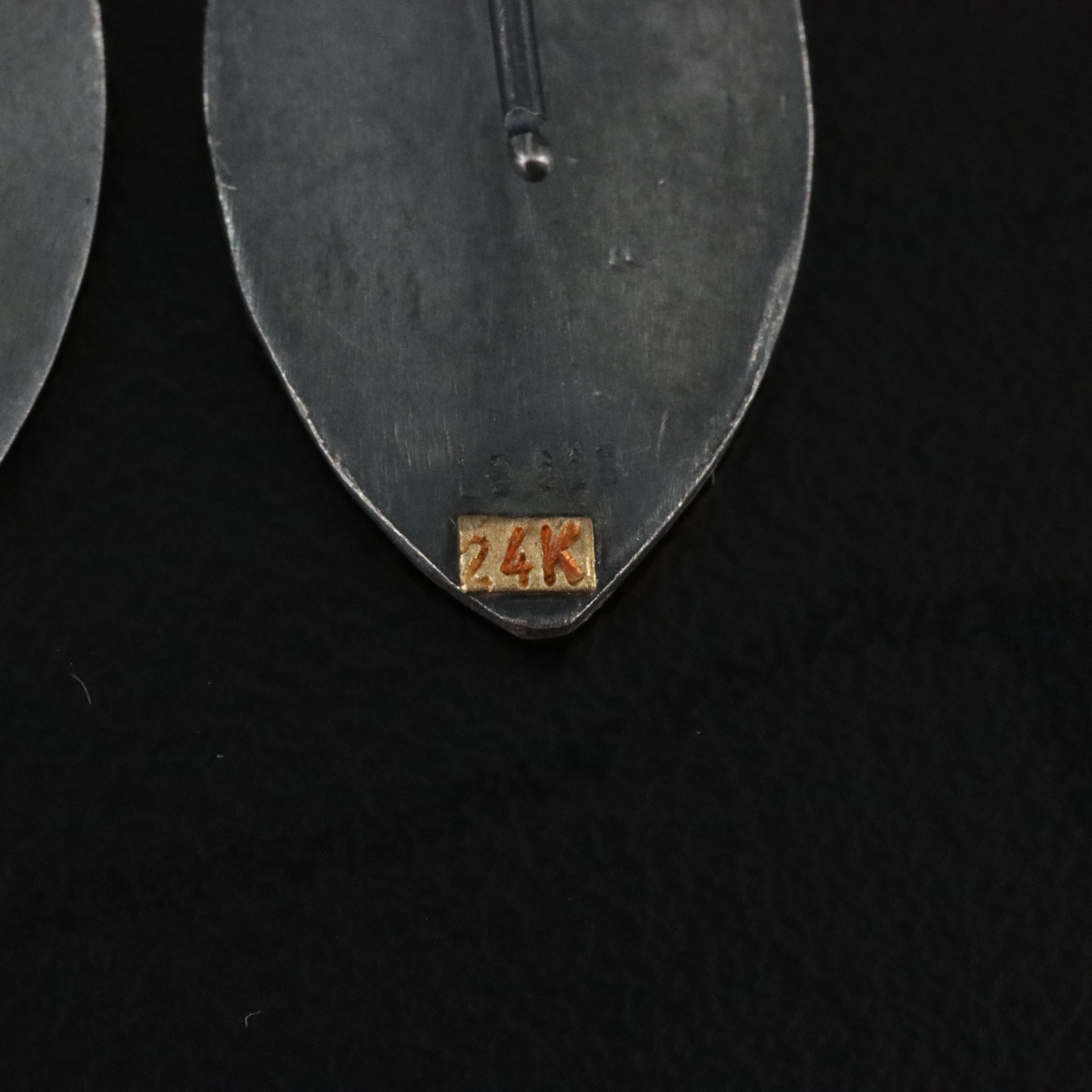 Lika Behar Sterling Diamond Earrings with 24K Accents