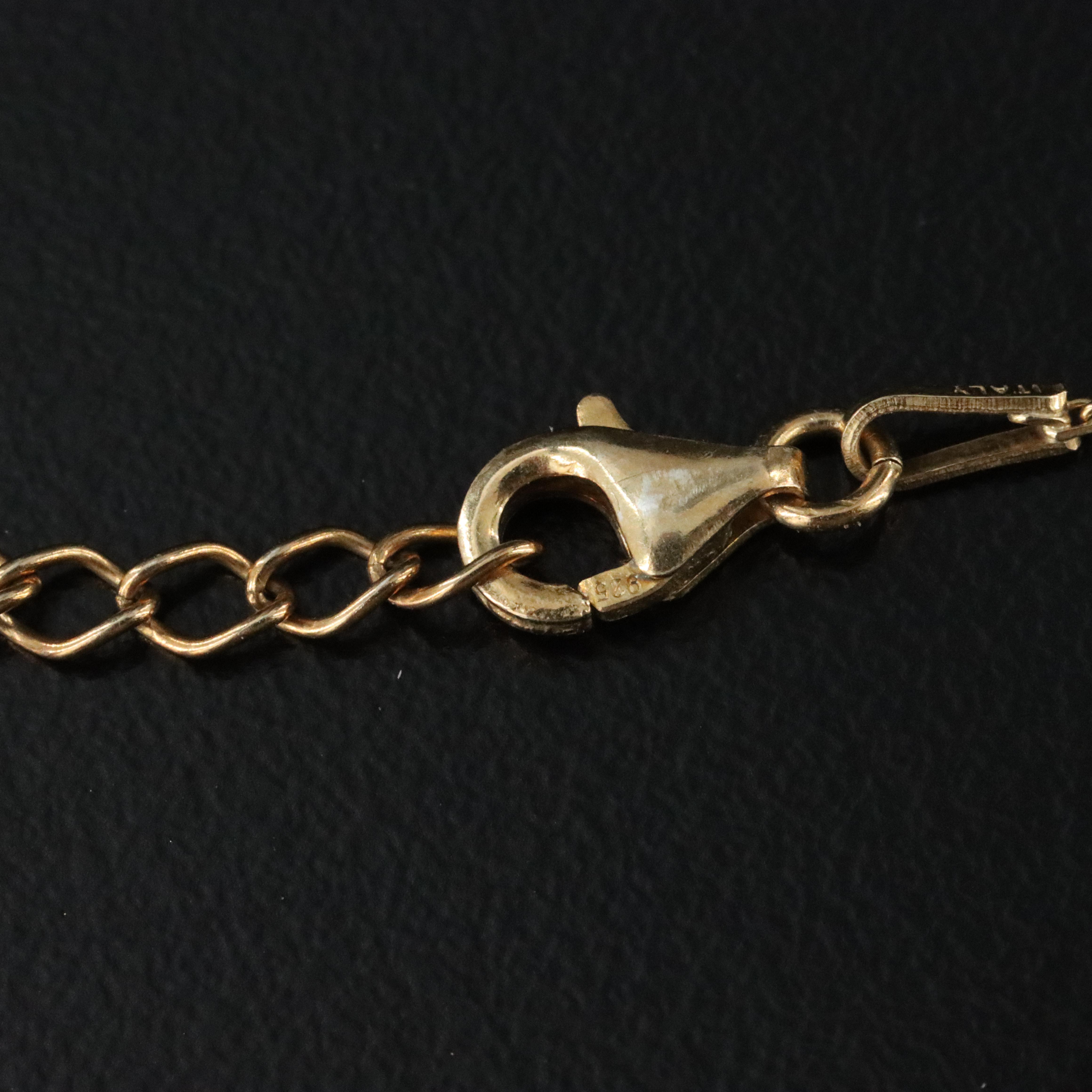 Bora Sterling CZ Pendant Necklace