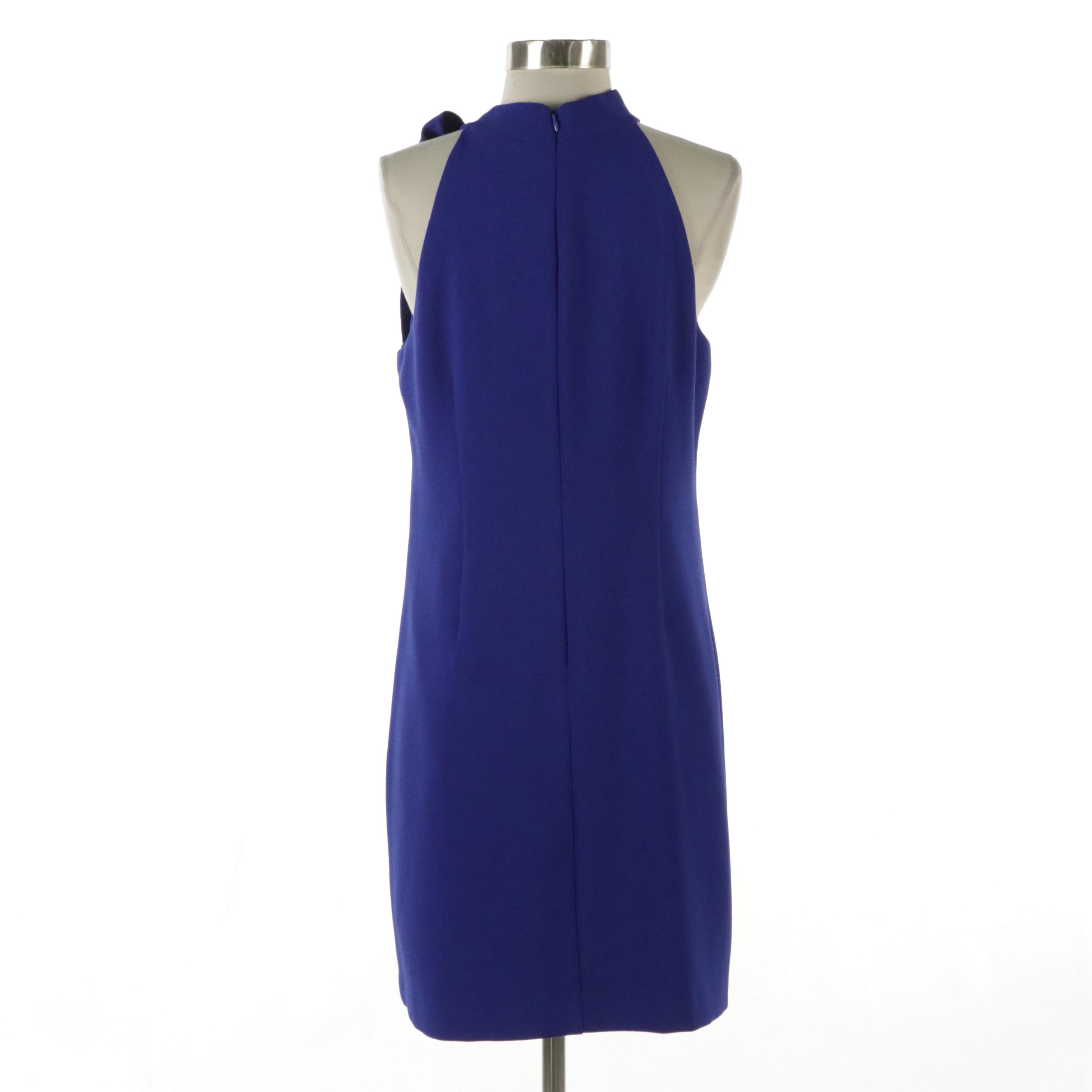 Vince Camuto Royal Blue Sleeveless Dress with Bow Detail; Retains Tag