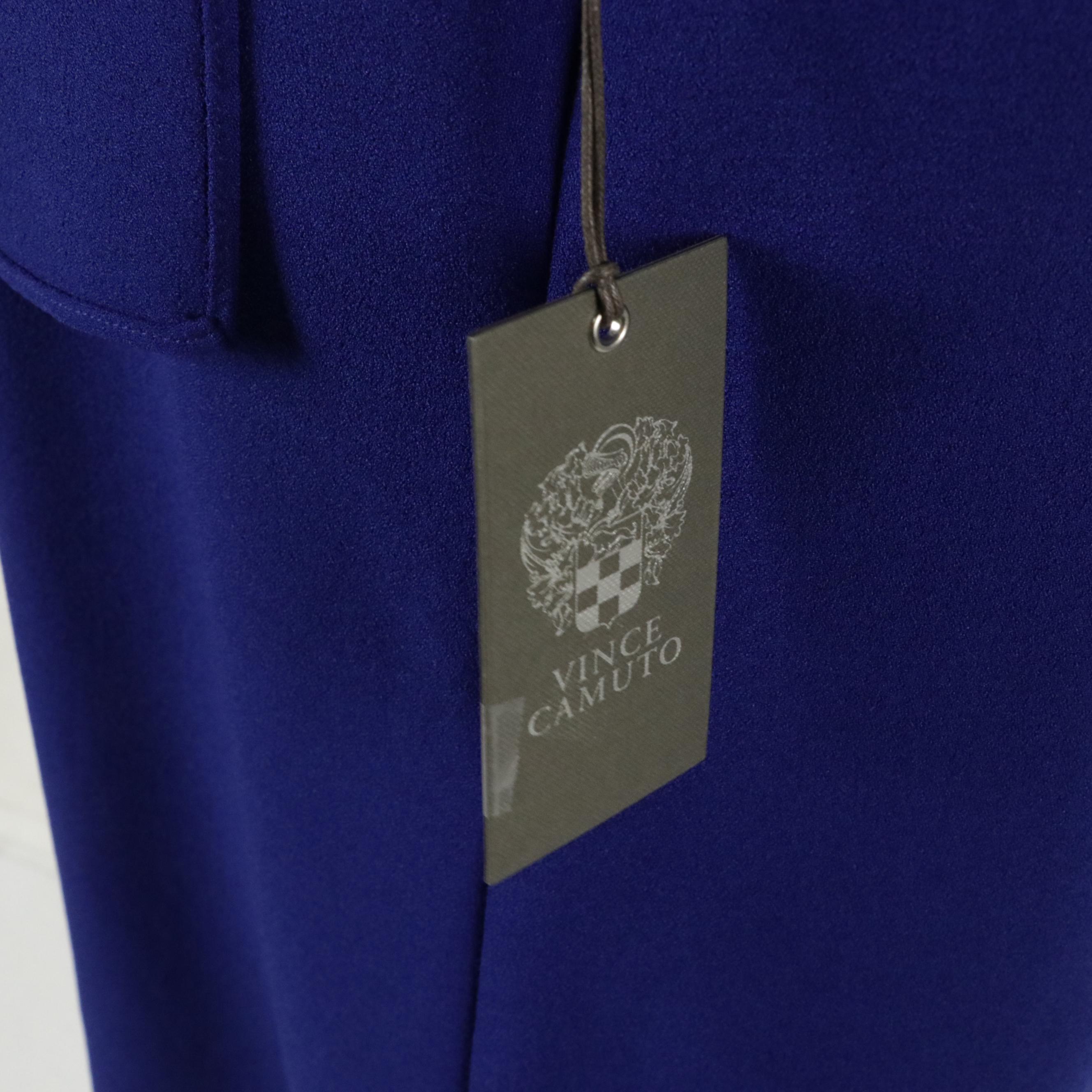 Vince Camuto Royal Blue Sleeveless Dress with Bow Detail; Retains Tag