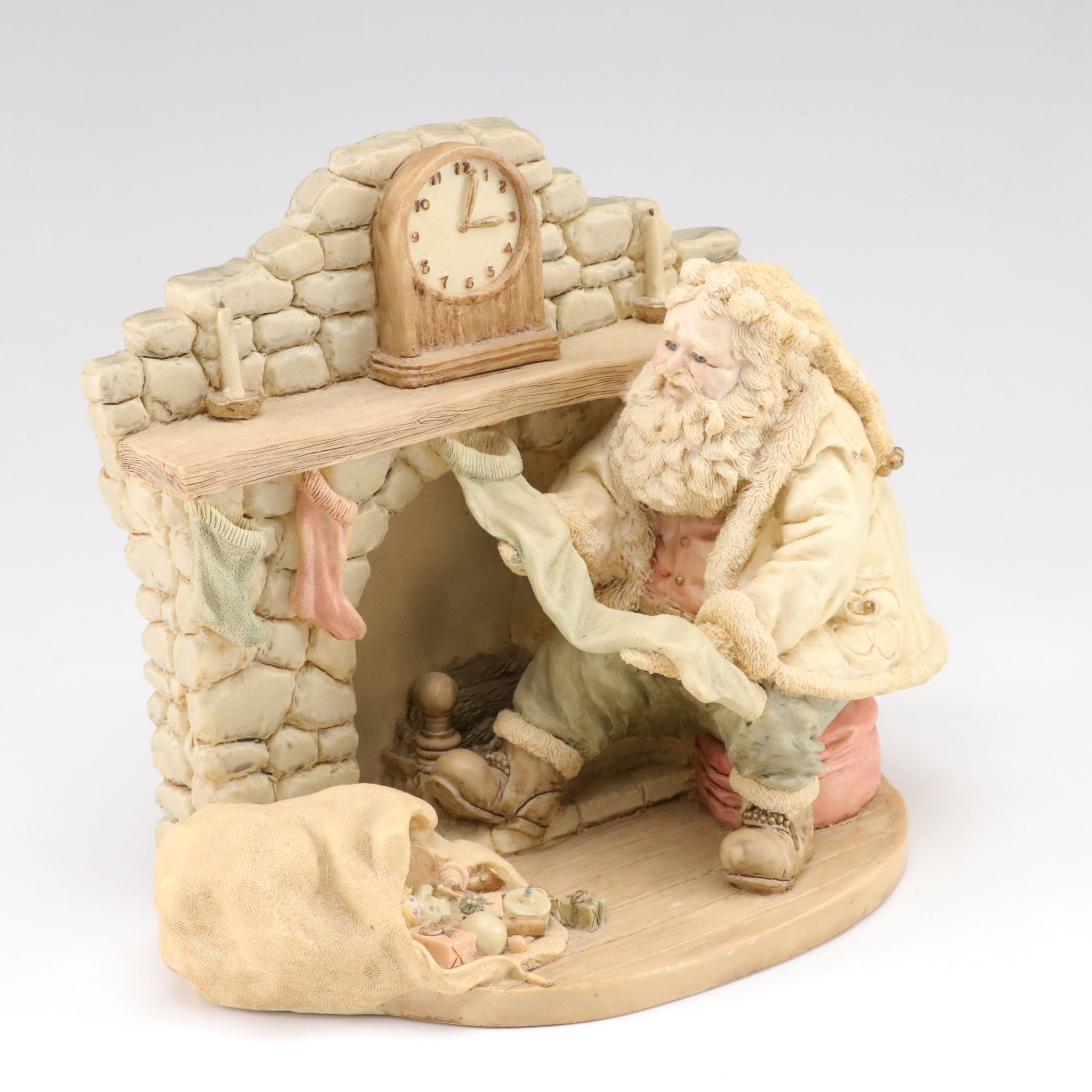 Ken Memoli "The Story of Christmas" and "Longstocking Dilemma" Resin Figurines