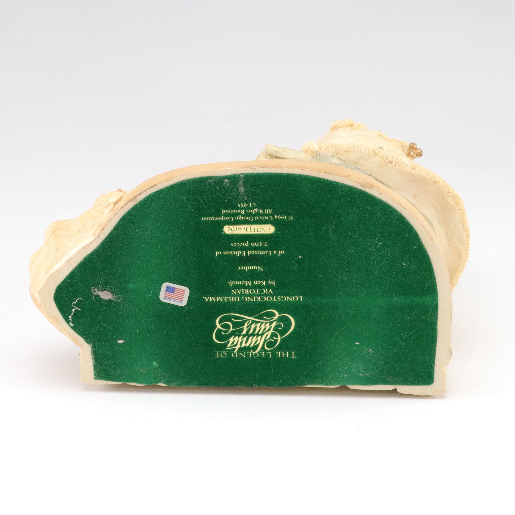 Ken Memoli "The Story of Christmas" and "Longstocking Dilemma" Resin Figurines