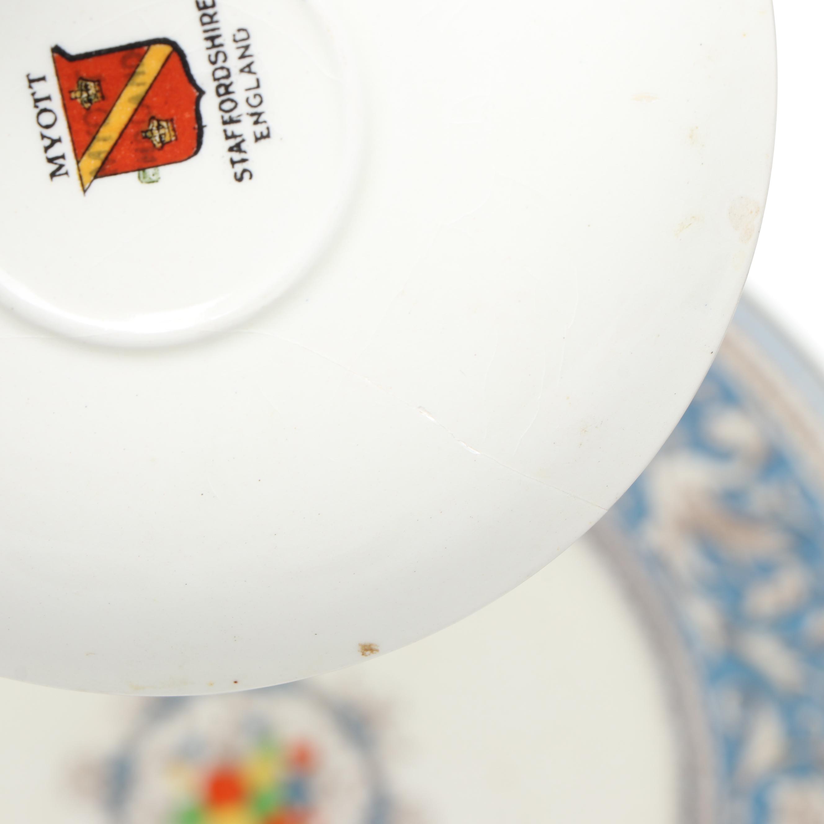 Wedgwood "Florentine Turquoise Rim" and Myott "Medici" Porcelain Tableware