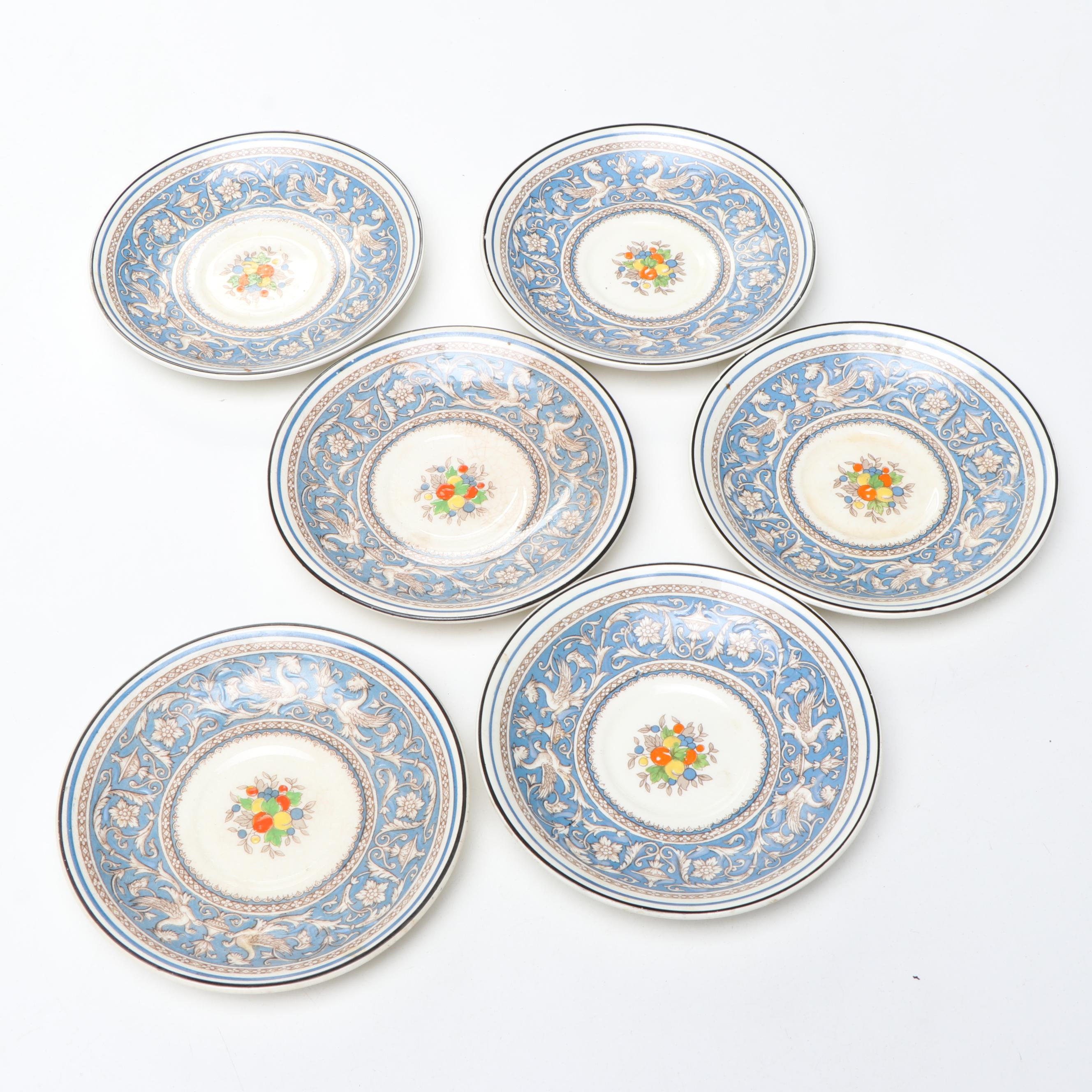 Wedgwood "Florentine Turquoise Rim" and Myott "Medici" Porcelain Tableware