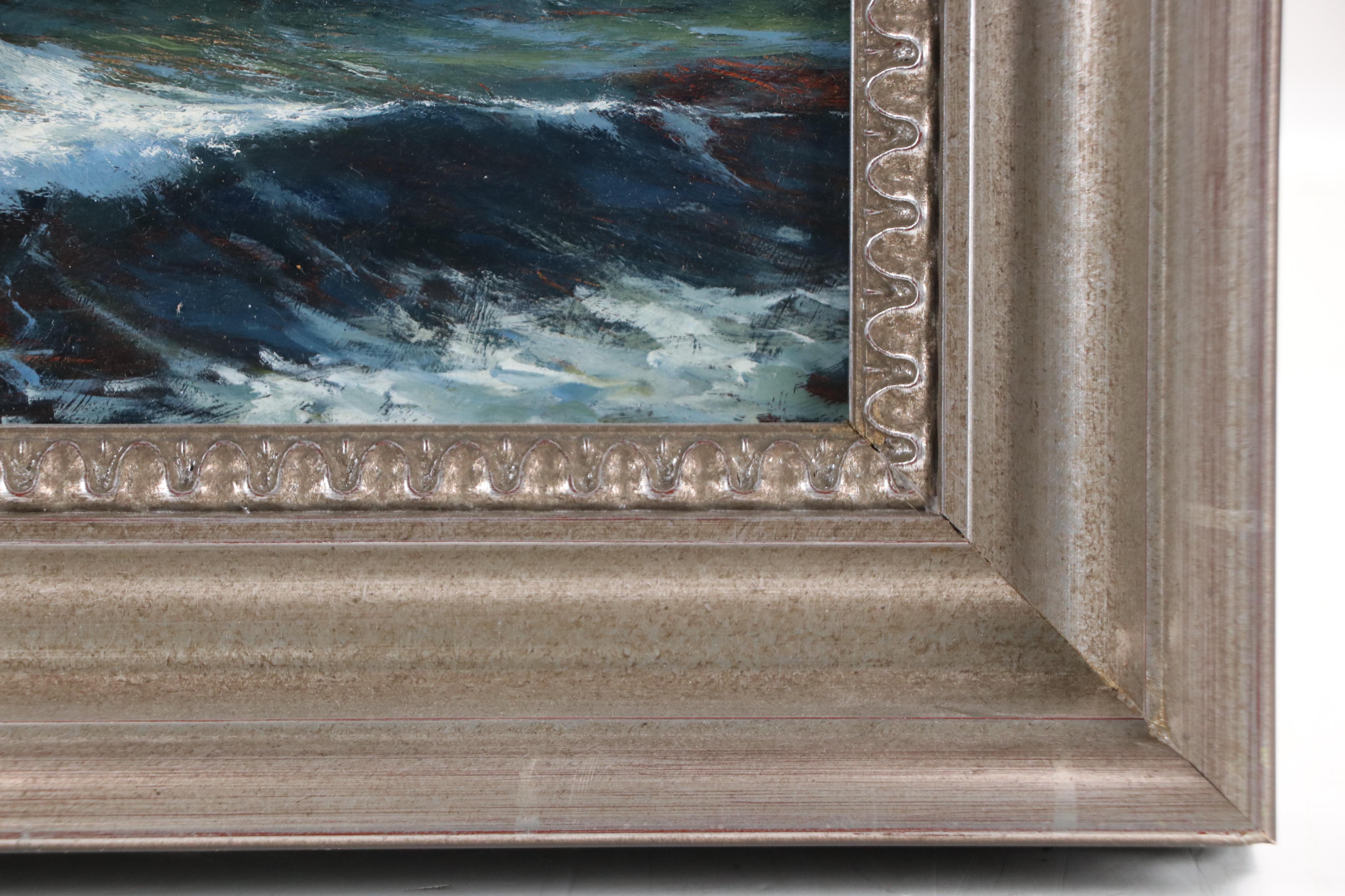 Lance Walker Maritime Oil Painting "Belle of the West," 2015