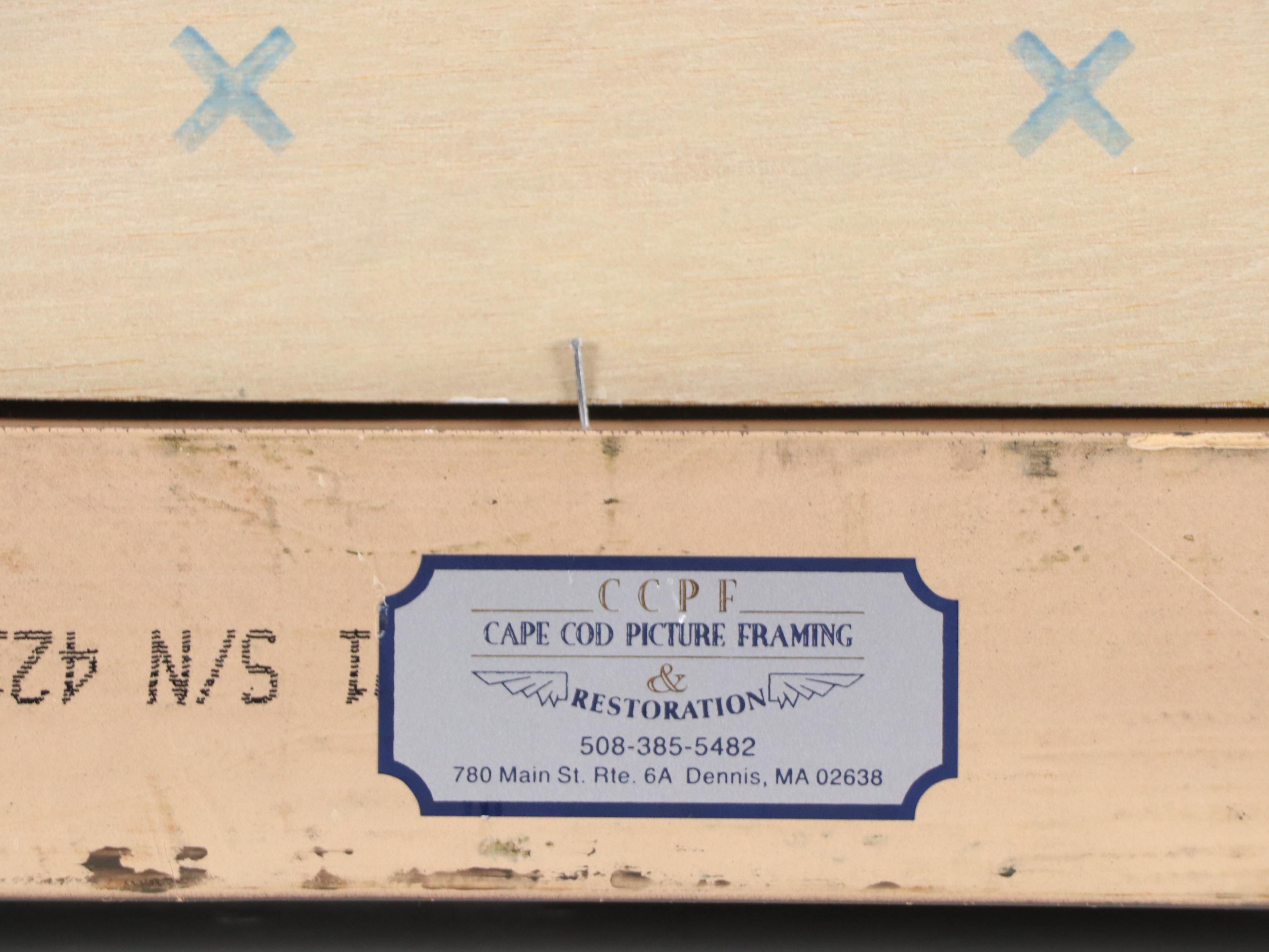 Lance Walker Maritime Oil Painting "Belle of the West," 2015