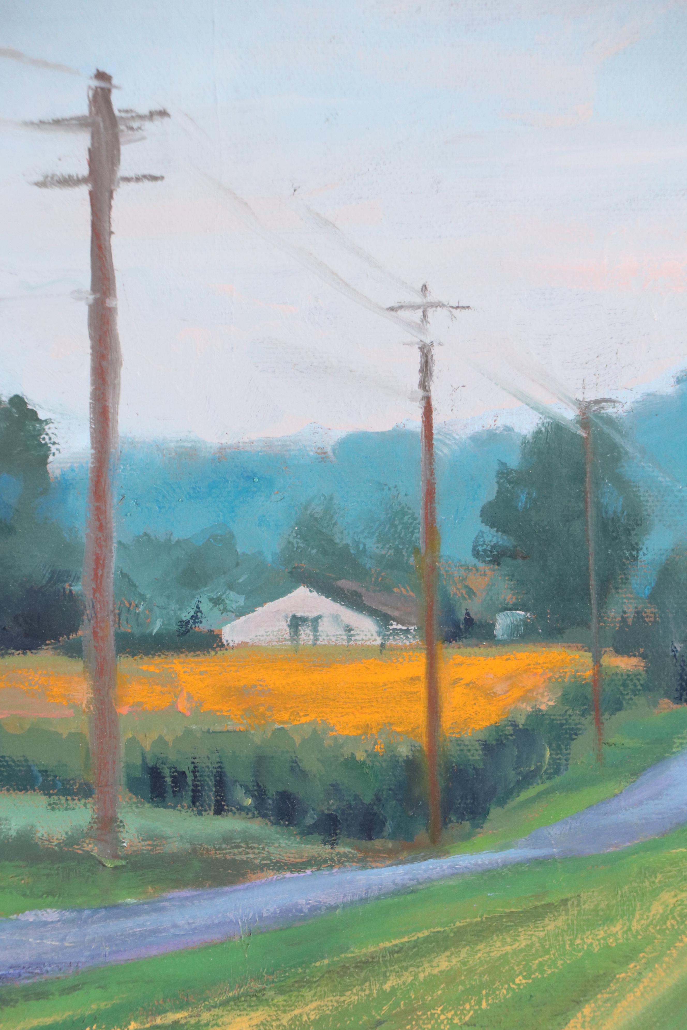 Larry Griggs Oil Painting of Rural American Landscape