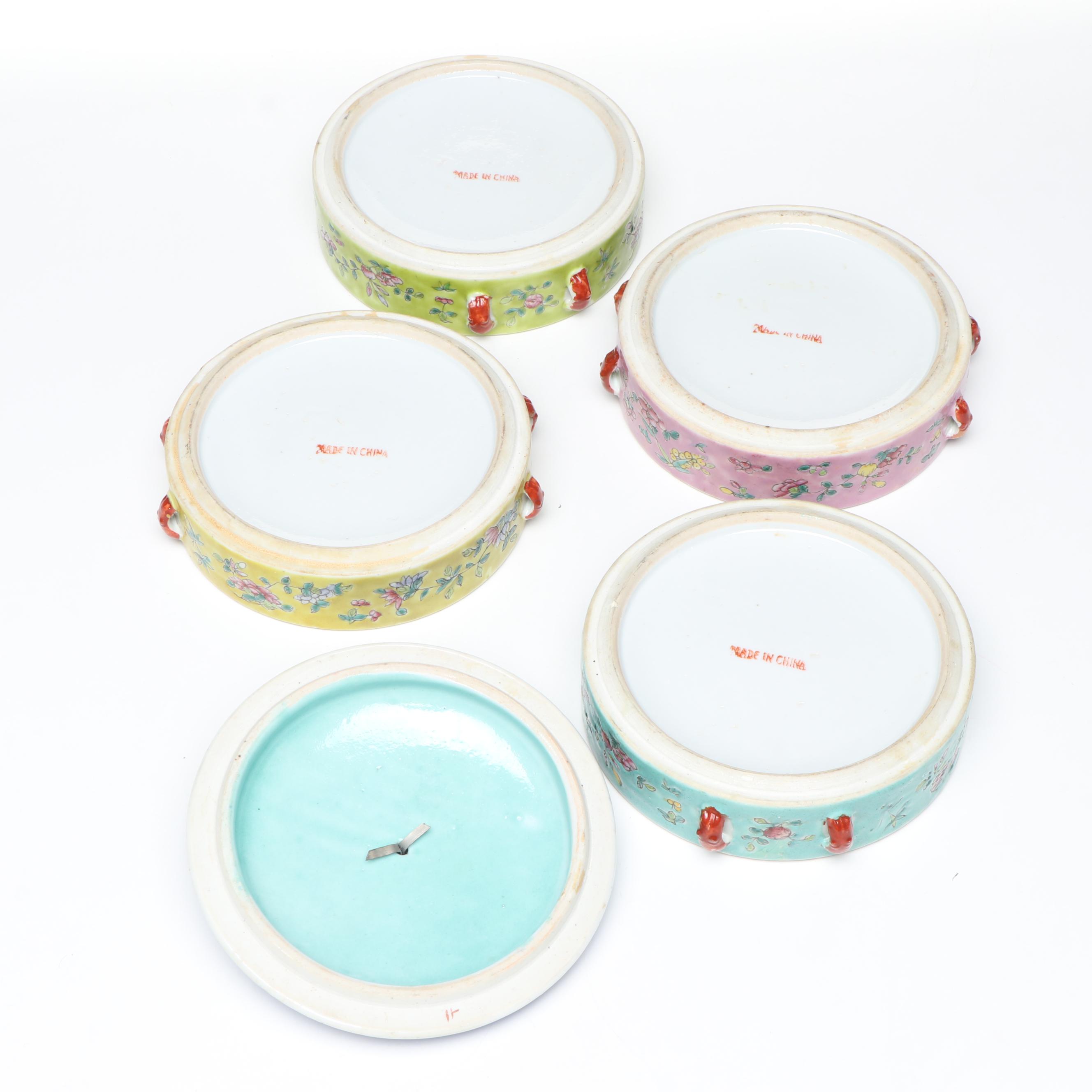 Chinese Porcelain Stacking Server with More Porcelain Tableware