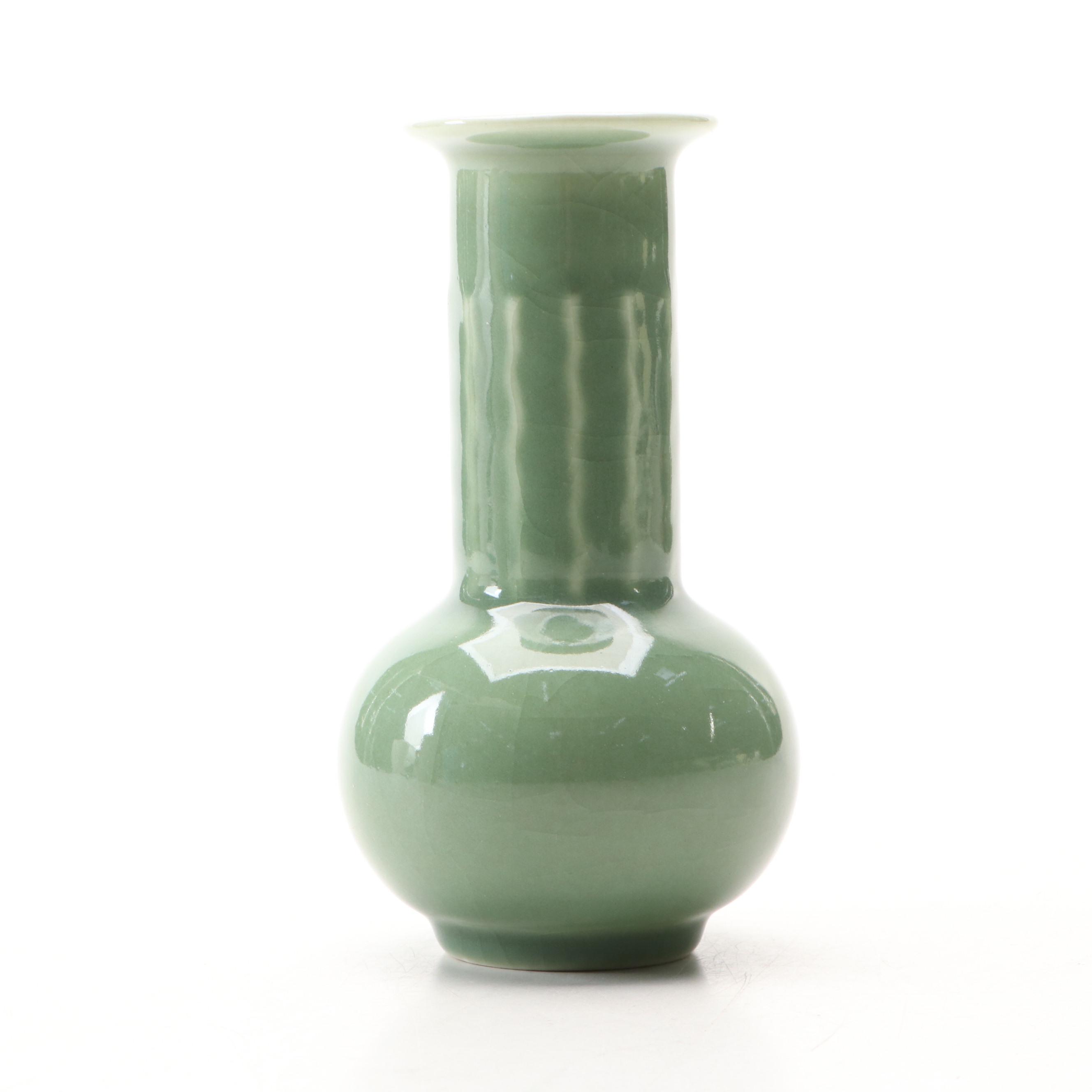 Rookwood Pottery Celadon Ceramic Flower Vase, 1944