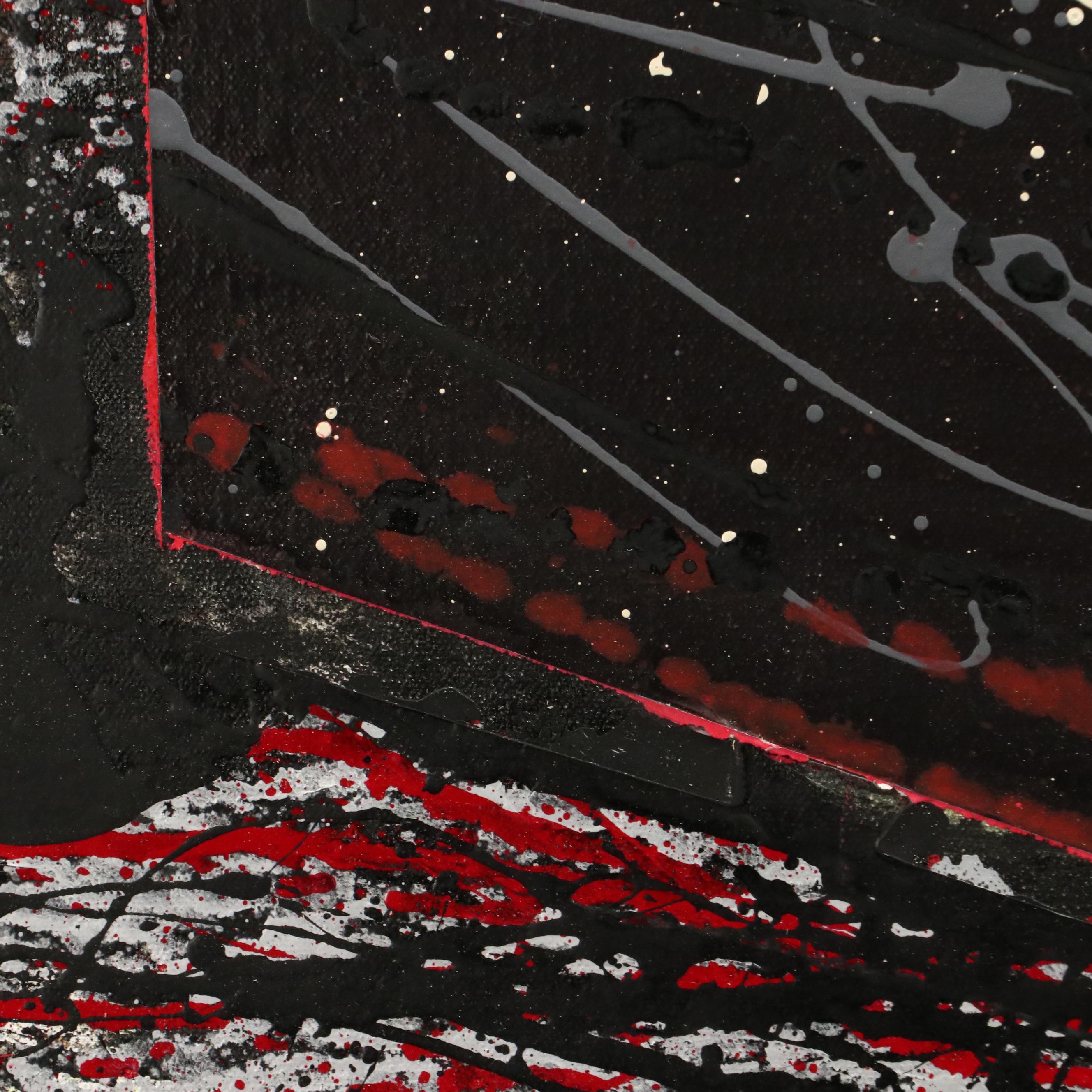 David Applegate Large-Scale Abstract Acrylic Painting, 21st Century