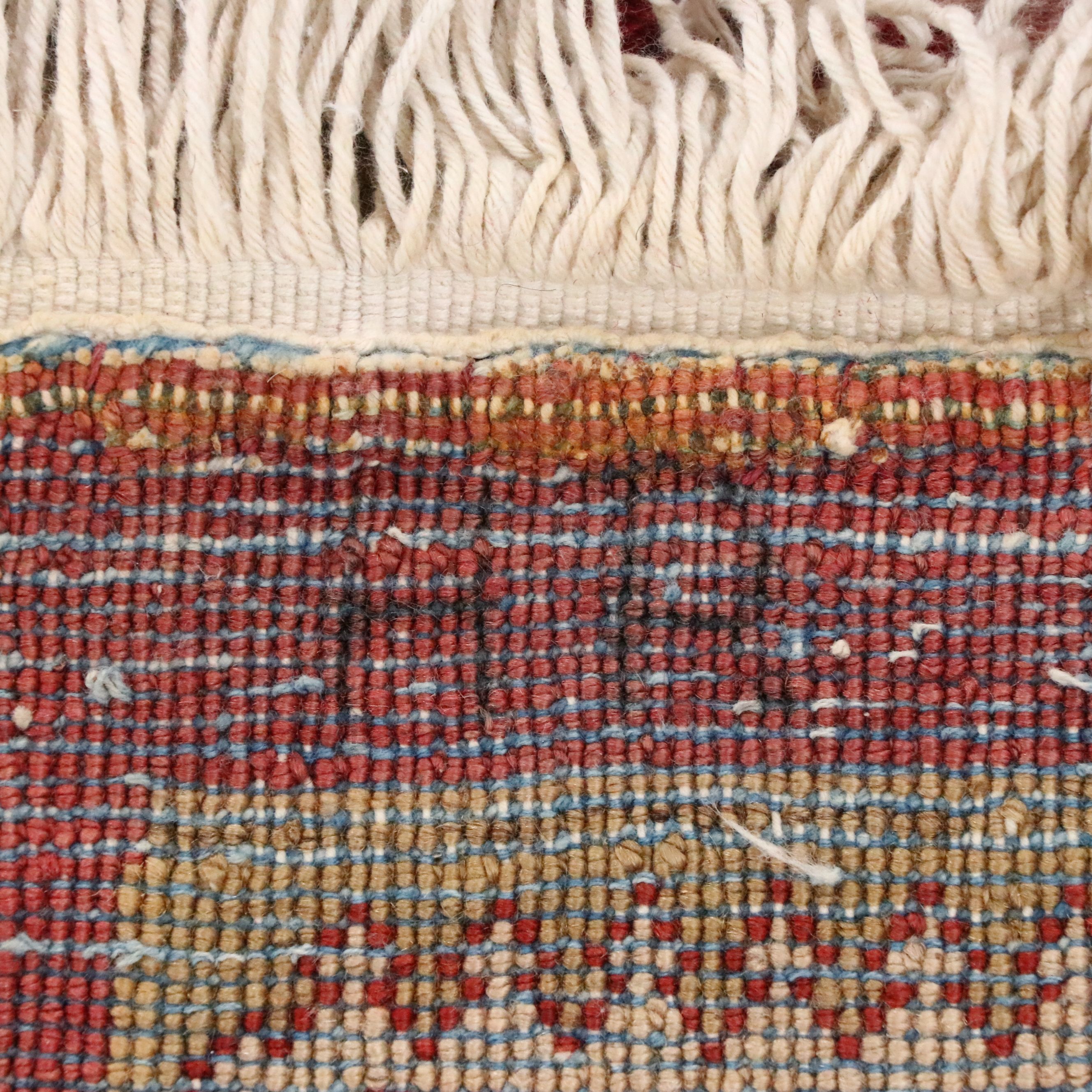 11'9 x 15'11 Hand-Knotted Persian Sarouk Room-Sized Rug