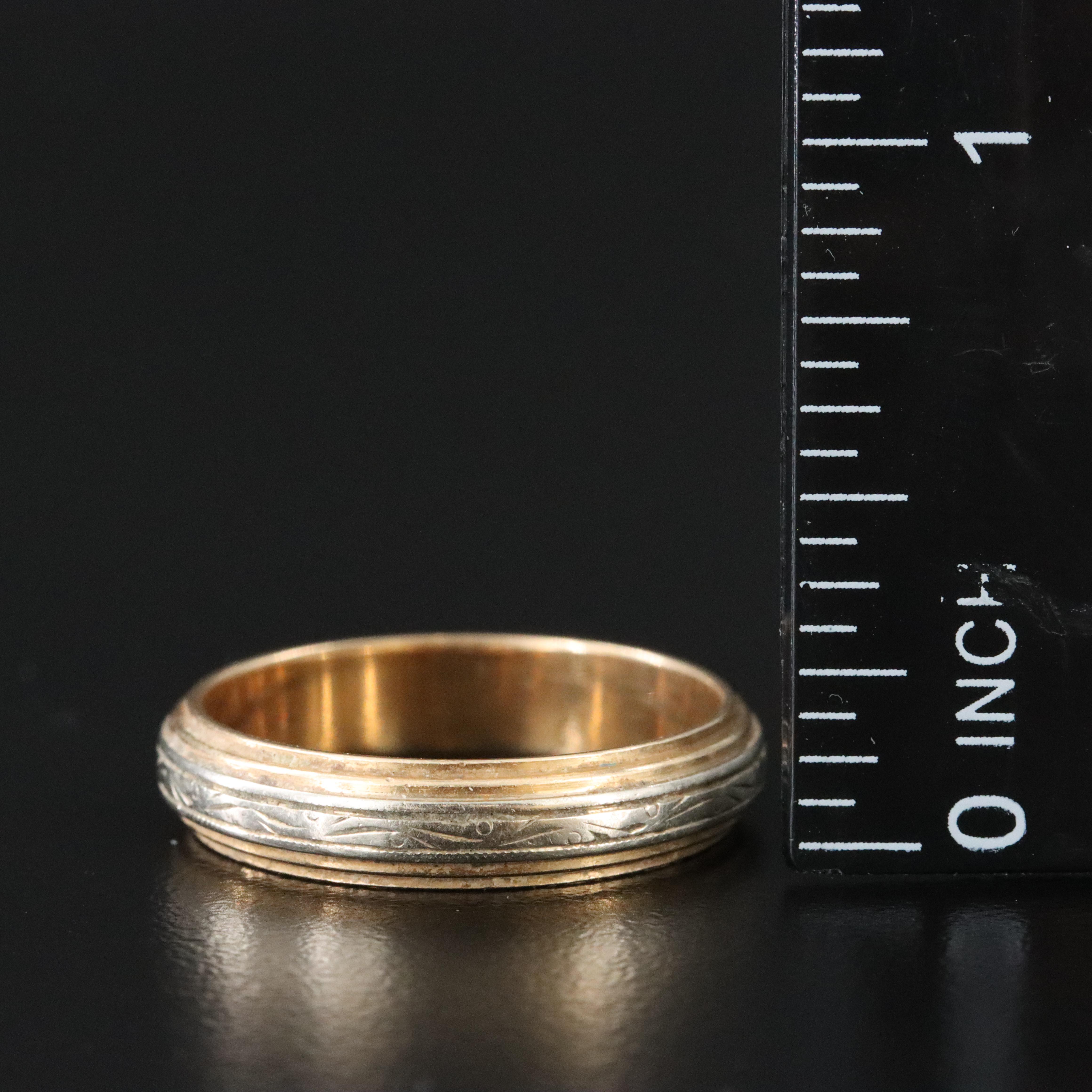14K Two-Tone Band
