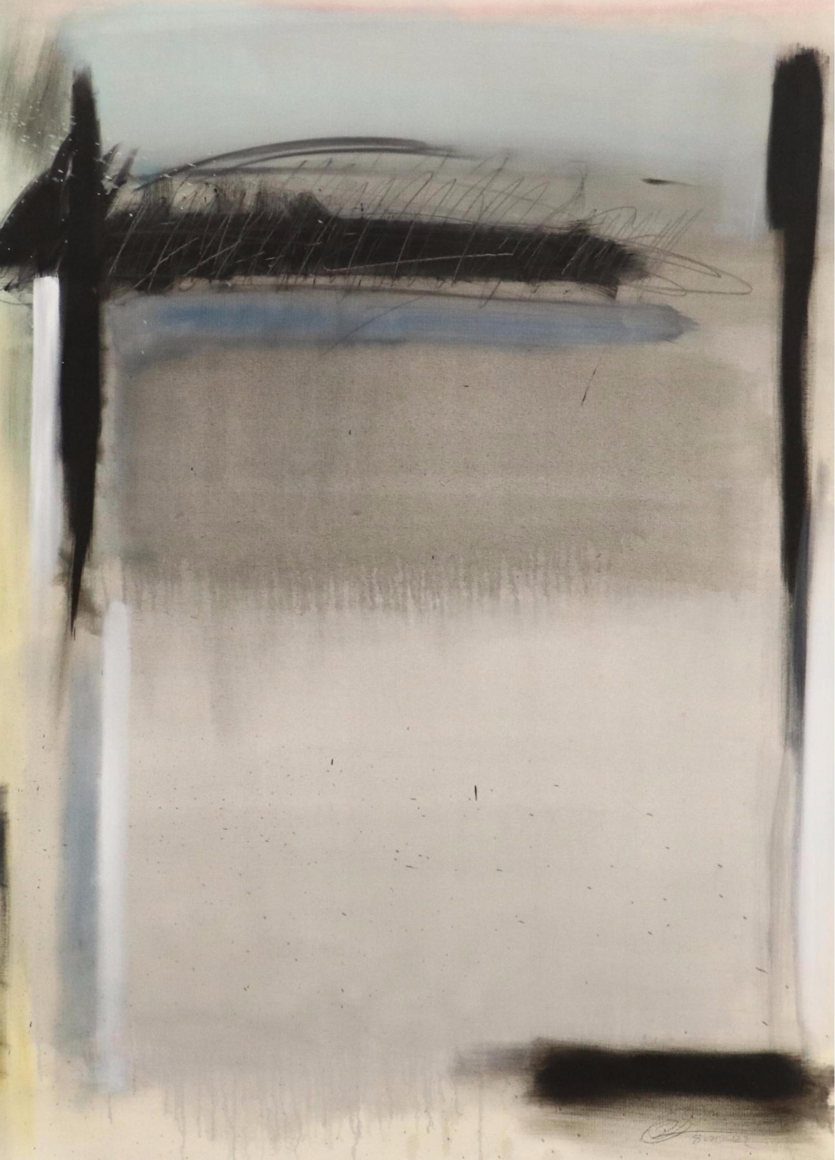 David Applegate Large-Scale Abstract Acrylic Painting, 21st Century