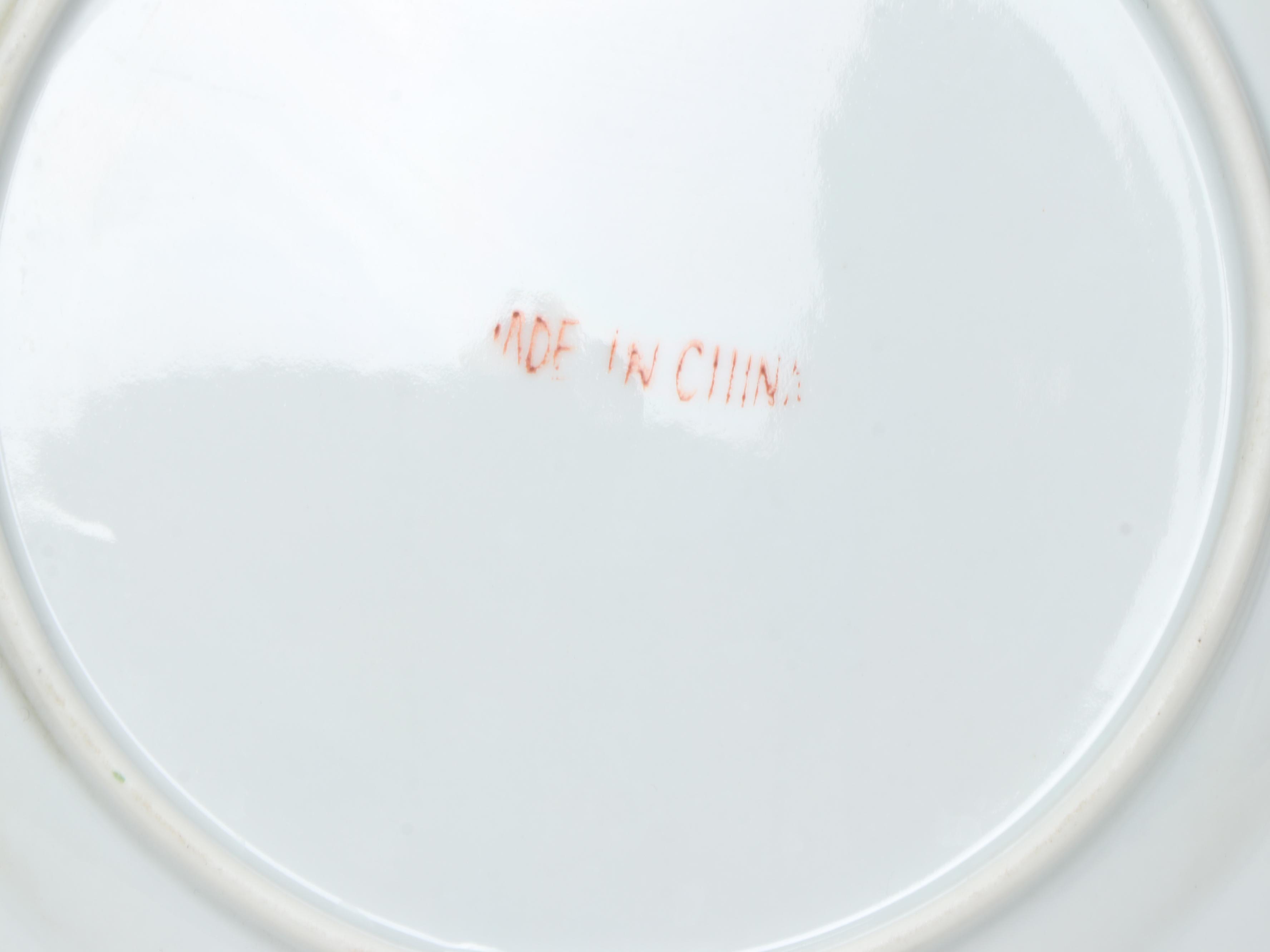 Japanese and Chinese Porcelain Bowls, Soup Spoons, and Plates