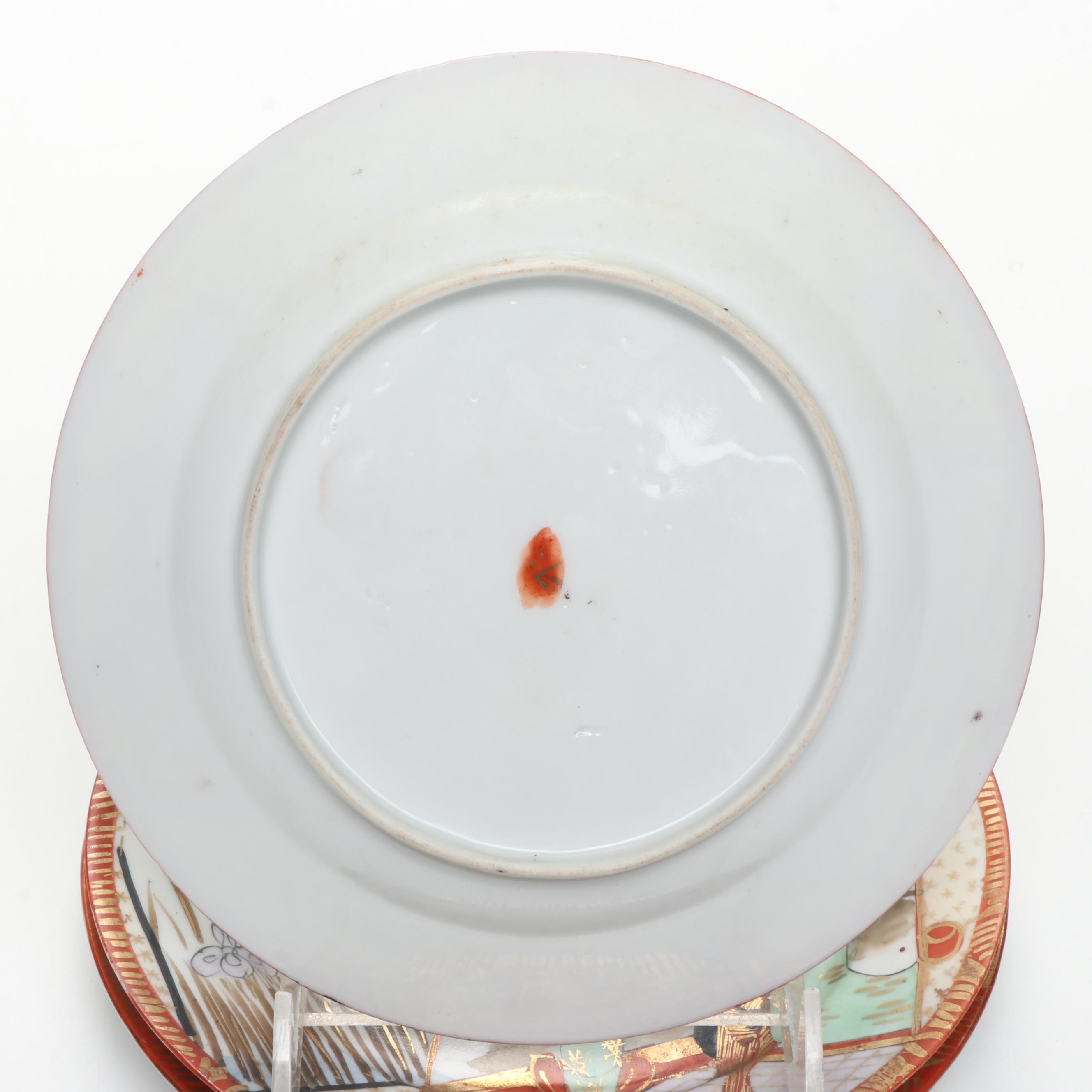 Japanese and Chinese Porcelain Bowls, Soup Spoons, and Plates