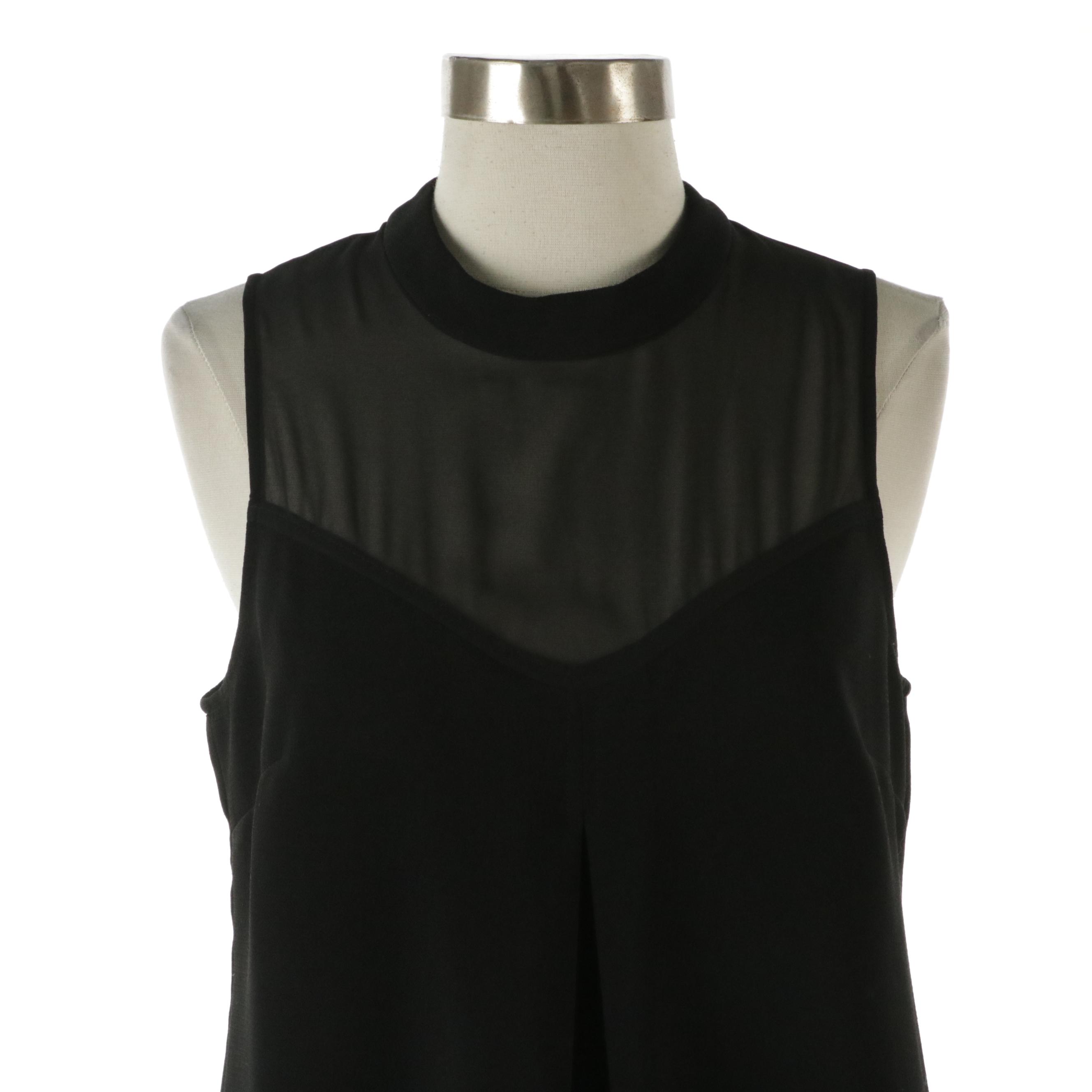 BCBGeneration Sleeveless Little Black Dress, Lida Baday Hook-Front Jacket