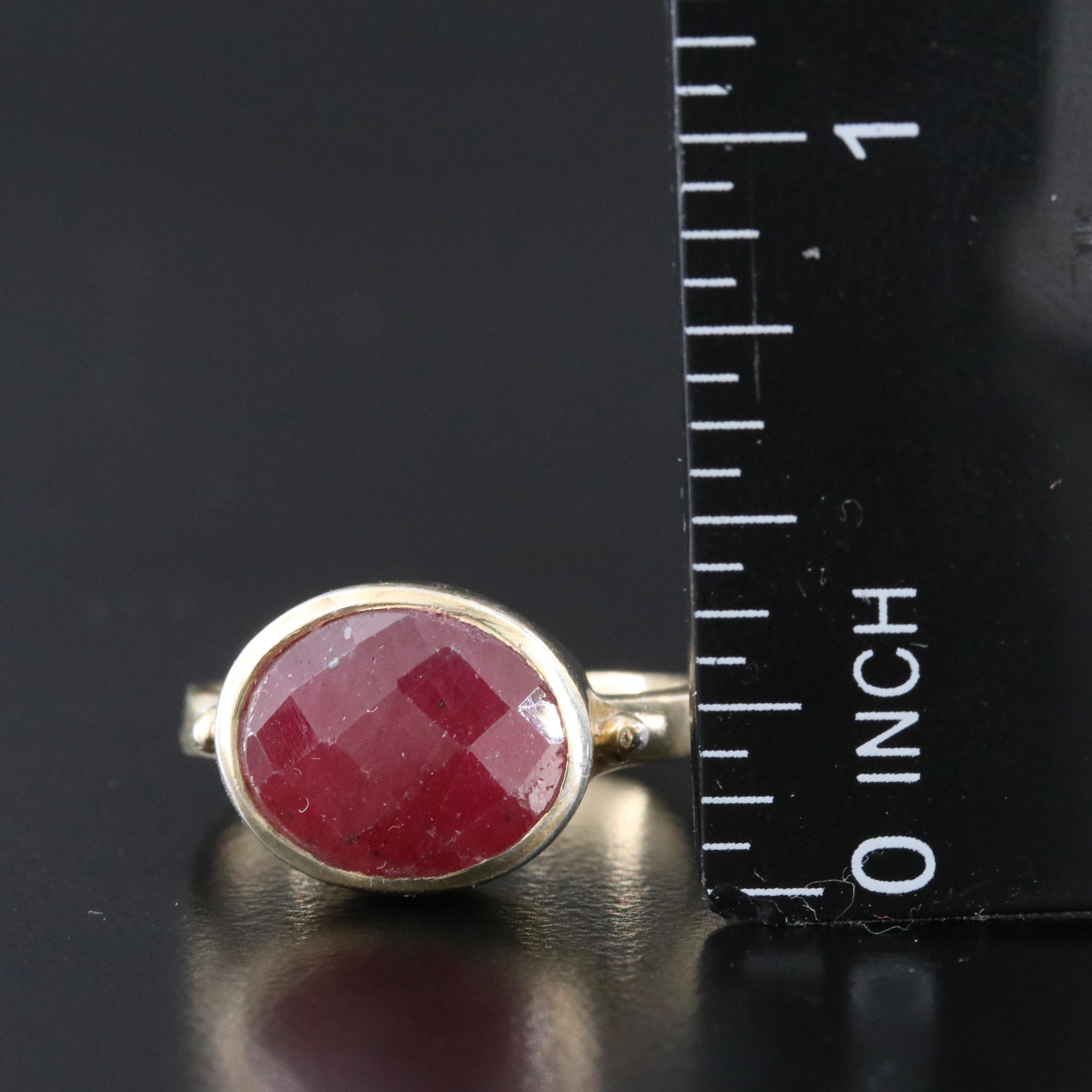 Sterling Ruby Ring