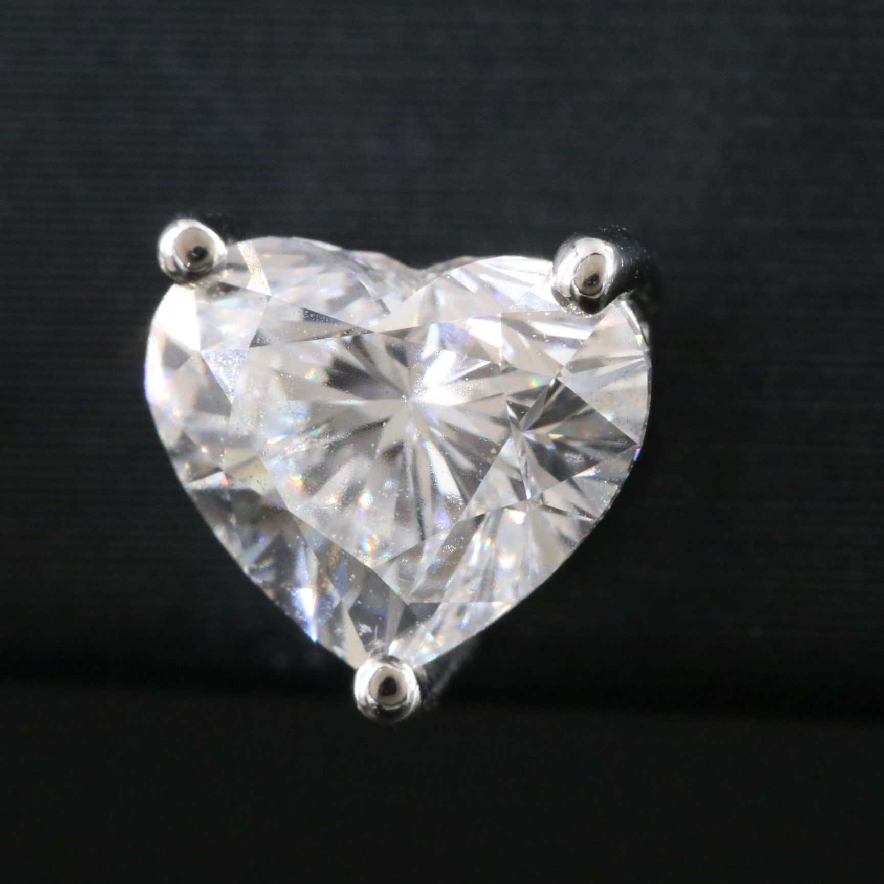 Platinum 2.48 CTW Lab Grown Diamond Stud Earrings with IGI Reports