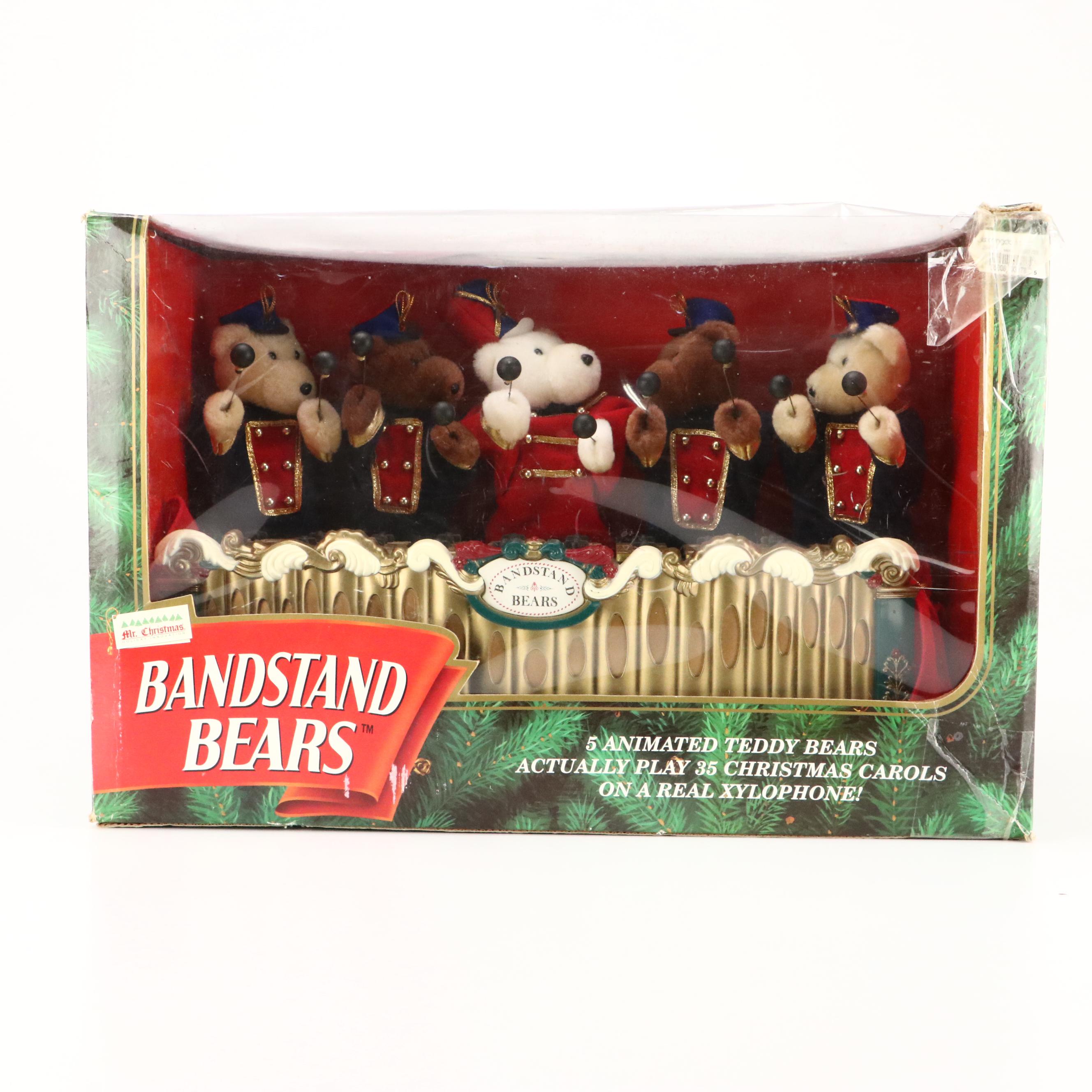 Mr. Christmas "Bandstand Bears" Xylophone Carol Player
