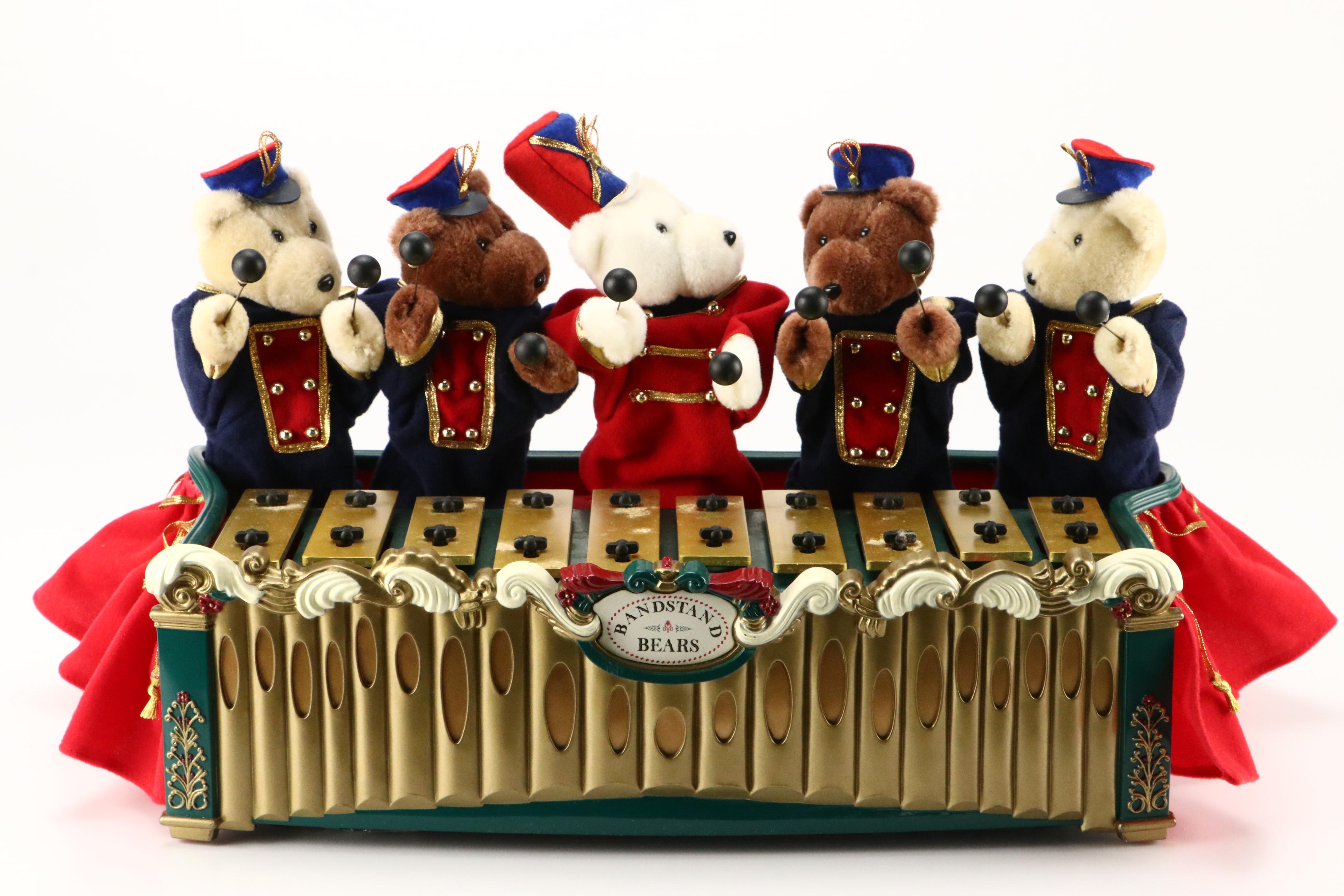 Mr. Christmas "Bandstand Bears" Xylophone Carol Player