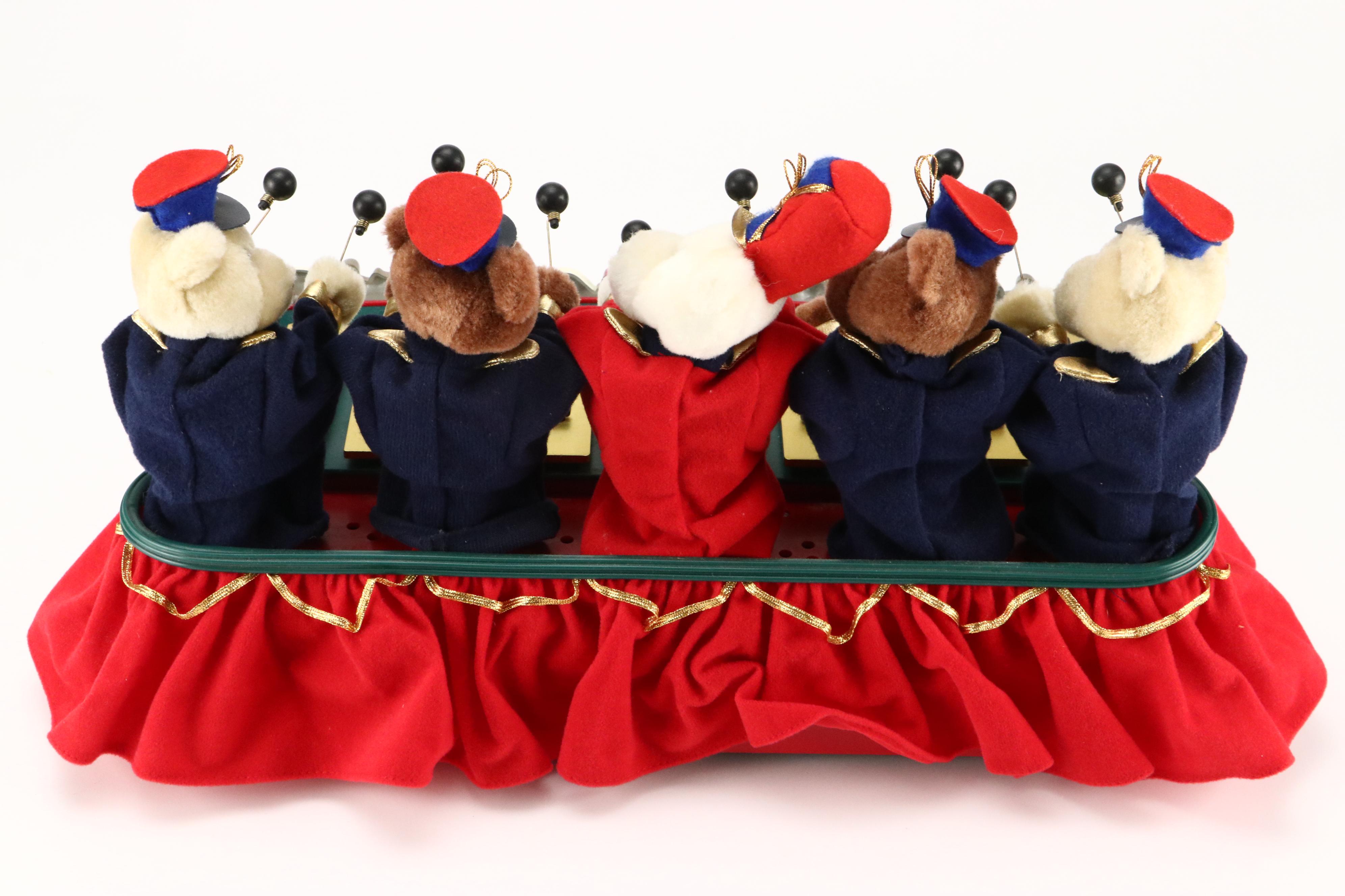 Mr. Christmas "Bandstand Bears" Xylophone Carol Player