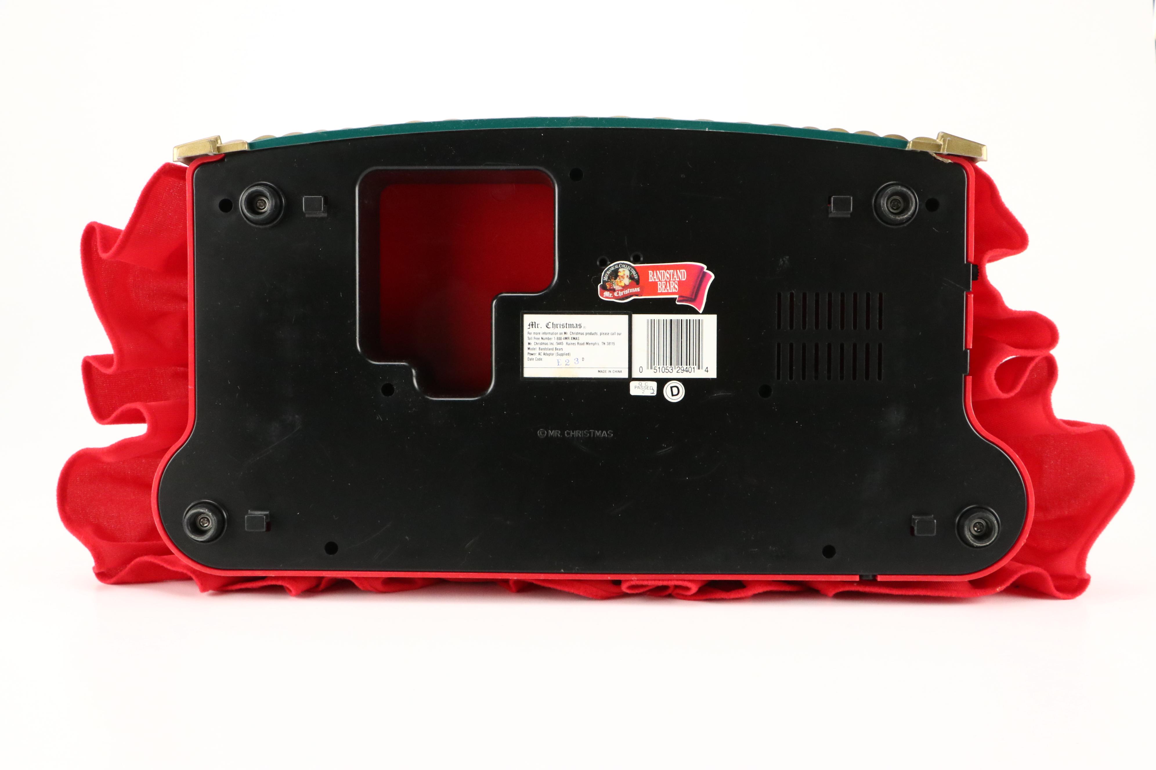 Mr. Christmas "Bandstand Bears" Xylophone Carol Player