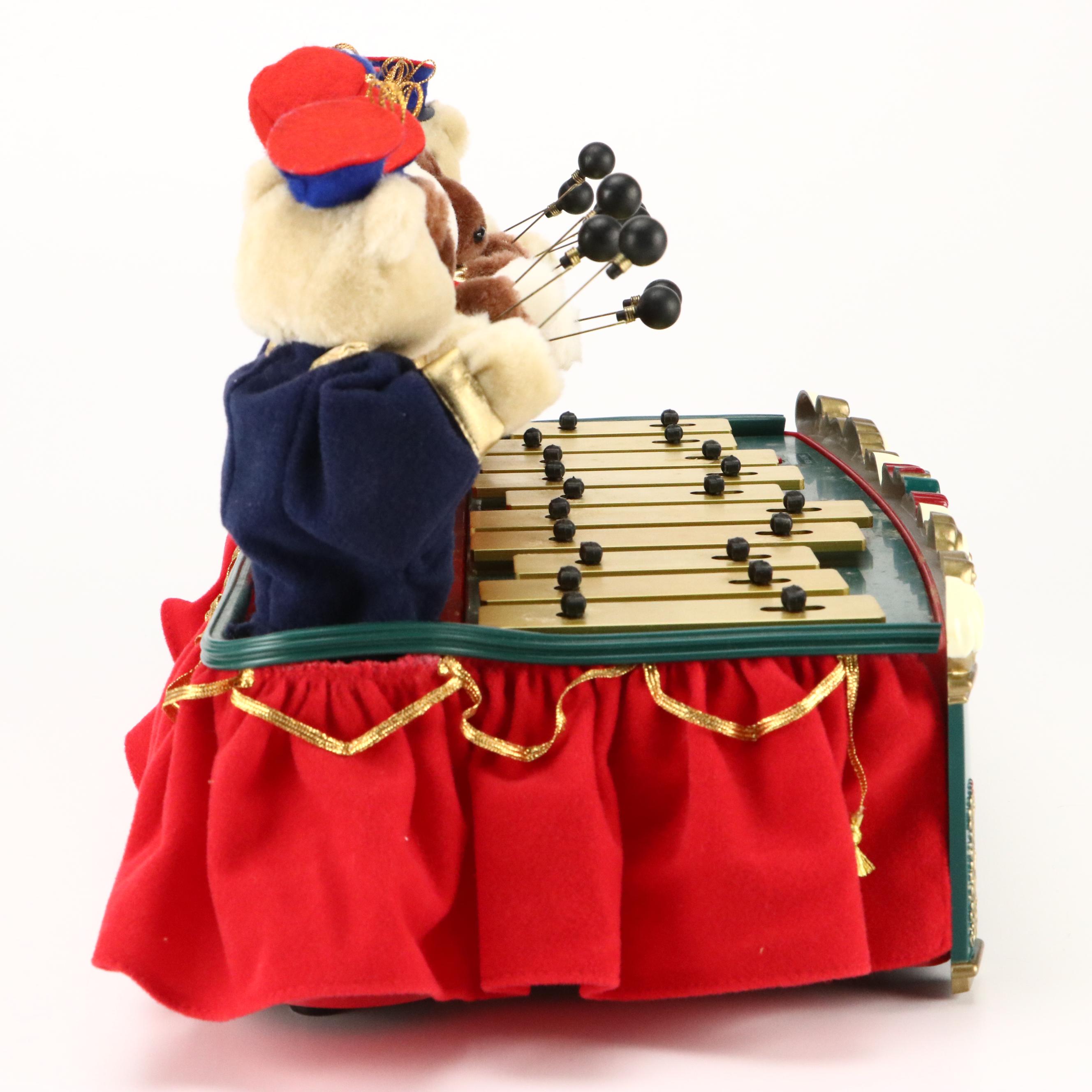 Mr. Christmas "Bandstand Bears" Xylophone Carol Player
