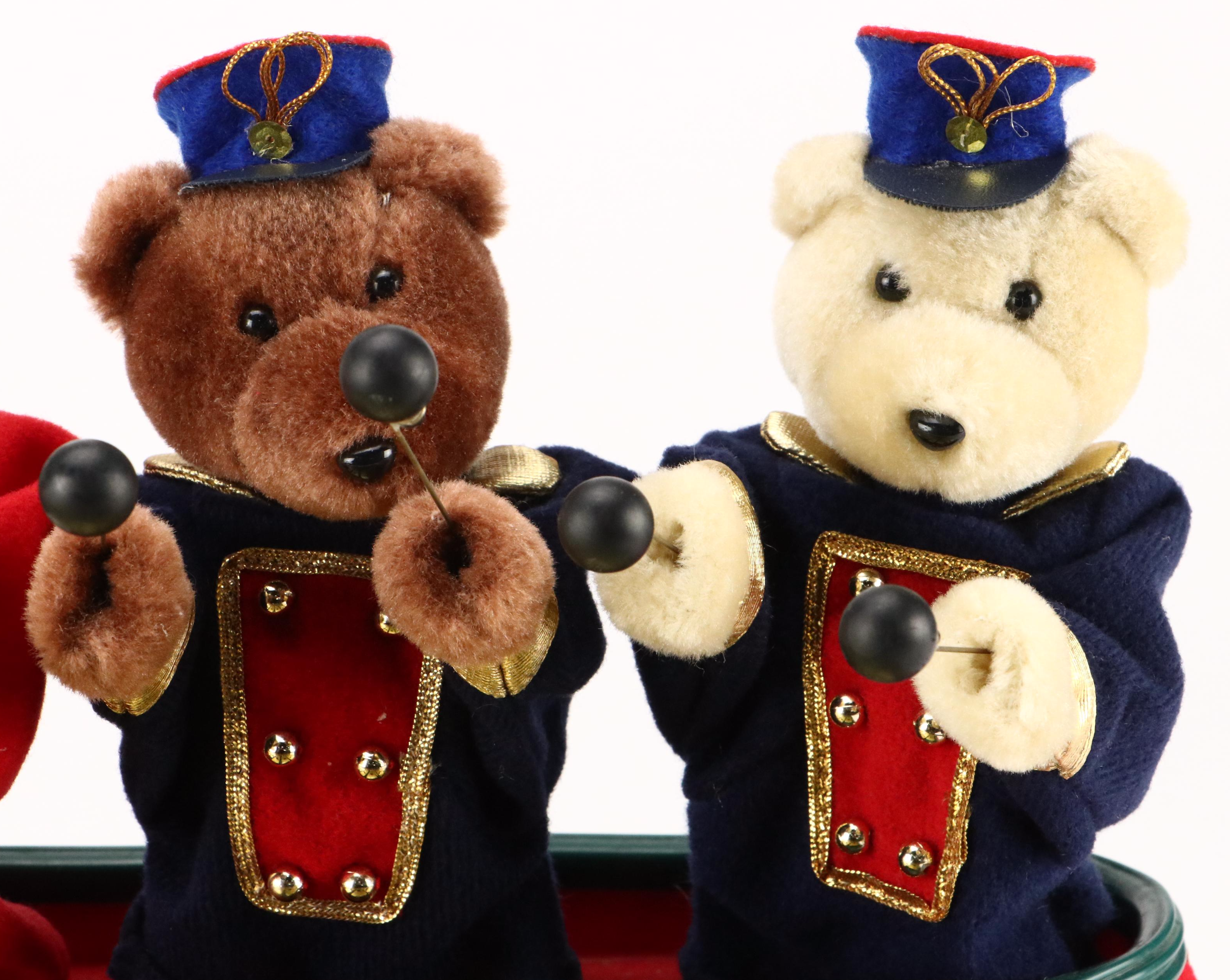 Mr. Christmas "Bandstand Bears" Xylophone Carol Player