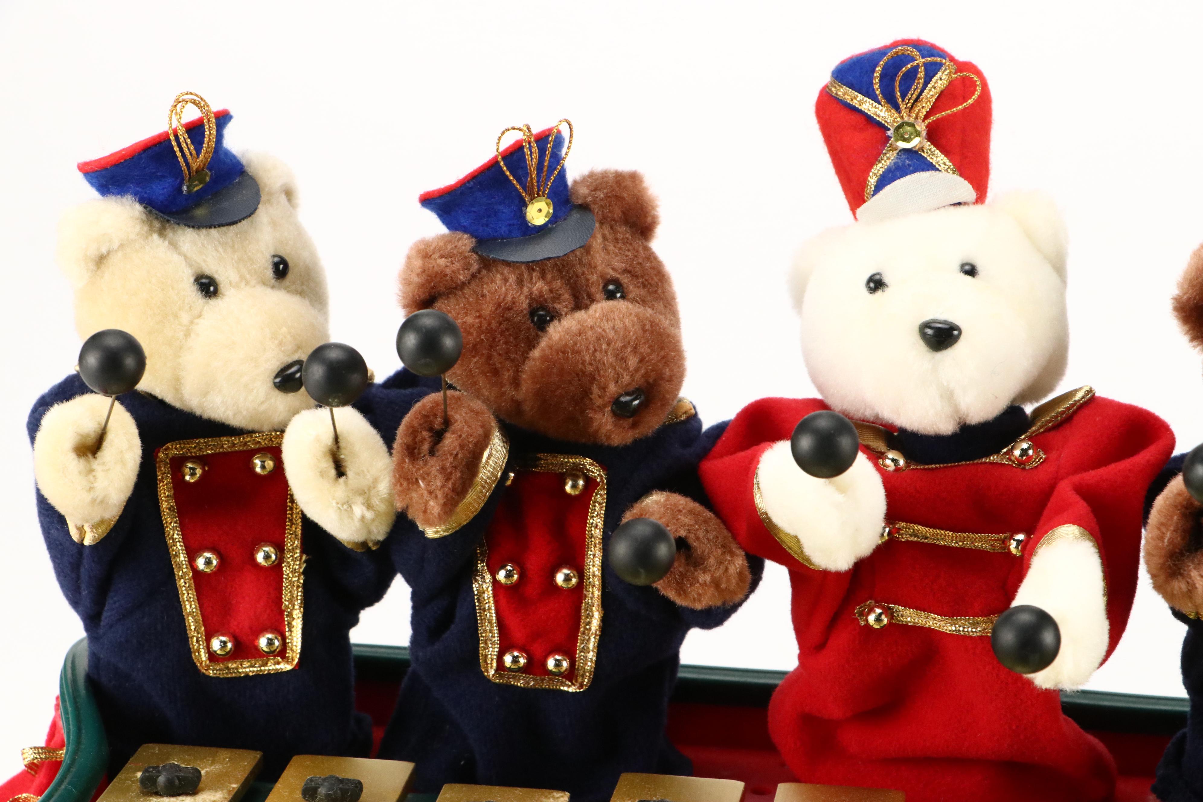 Mr. Christmas "Bandstand Bears" Xylophone Carol Player