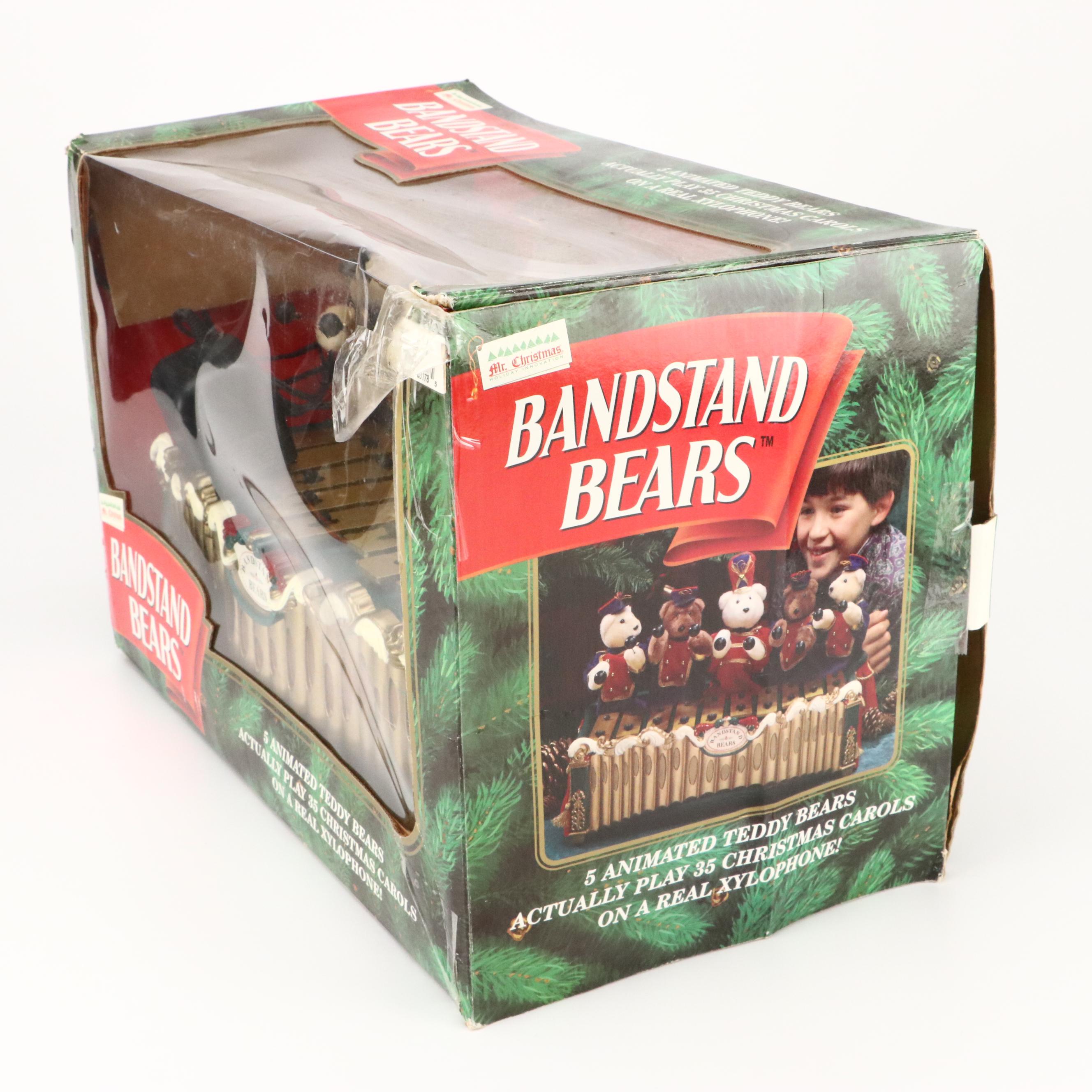 Mr. Christmas "Bandstand Bears" Xylophone Carol Player