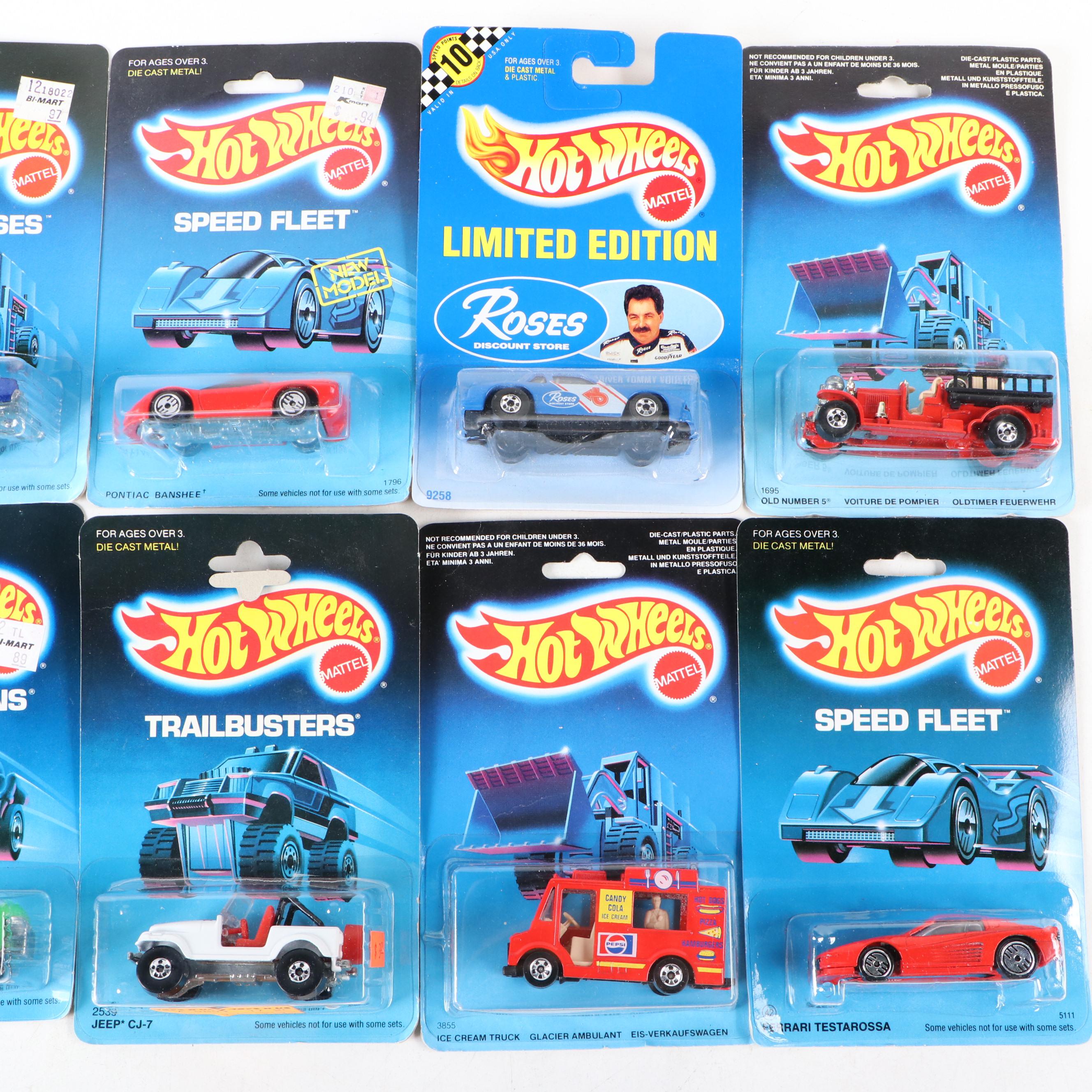 Hot Wheels "Cargoyle," "Hiway Hauler" and More Toy Cars, 1980s