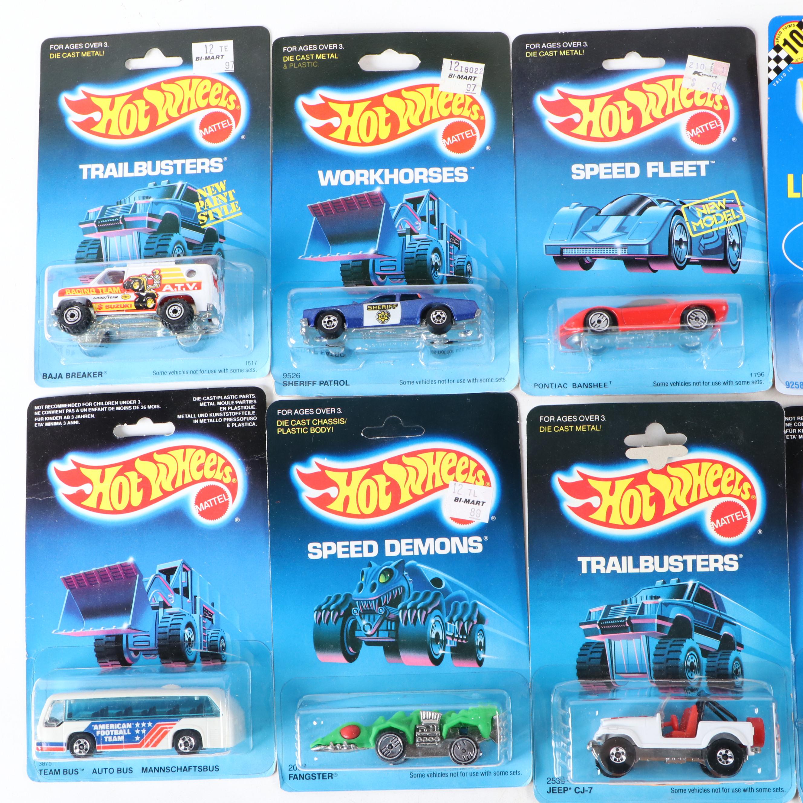 Hot Wheels "Cargoyle," "Hiway Hauler" and More Toy Cars, 1980s