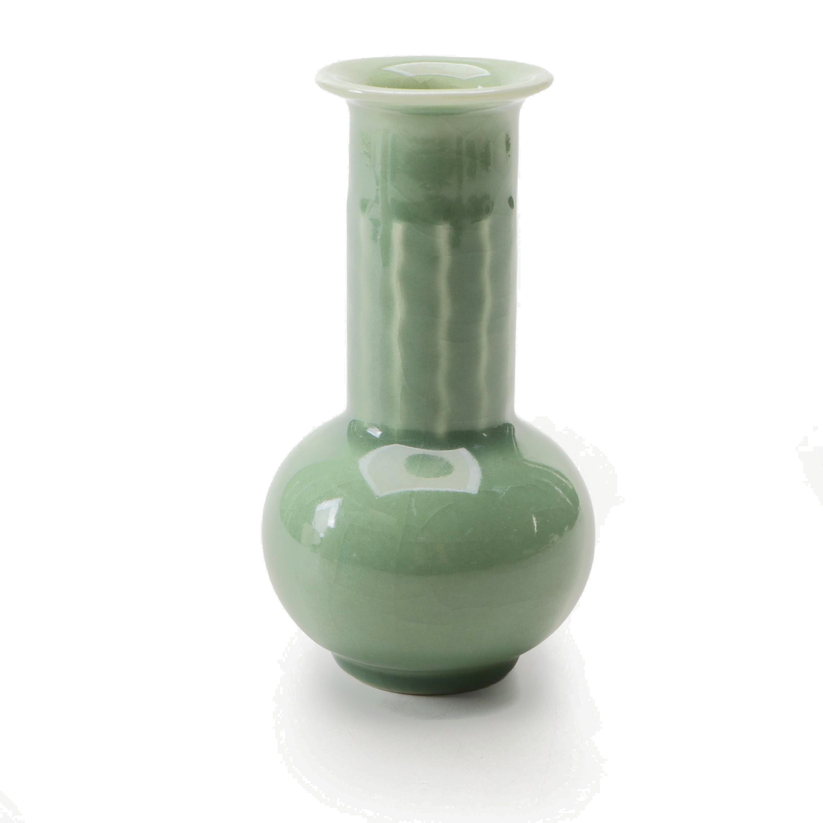 Rookwood Pottery Celadon Ceramic Flower Vase, 1944