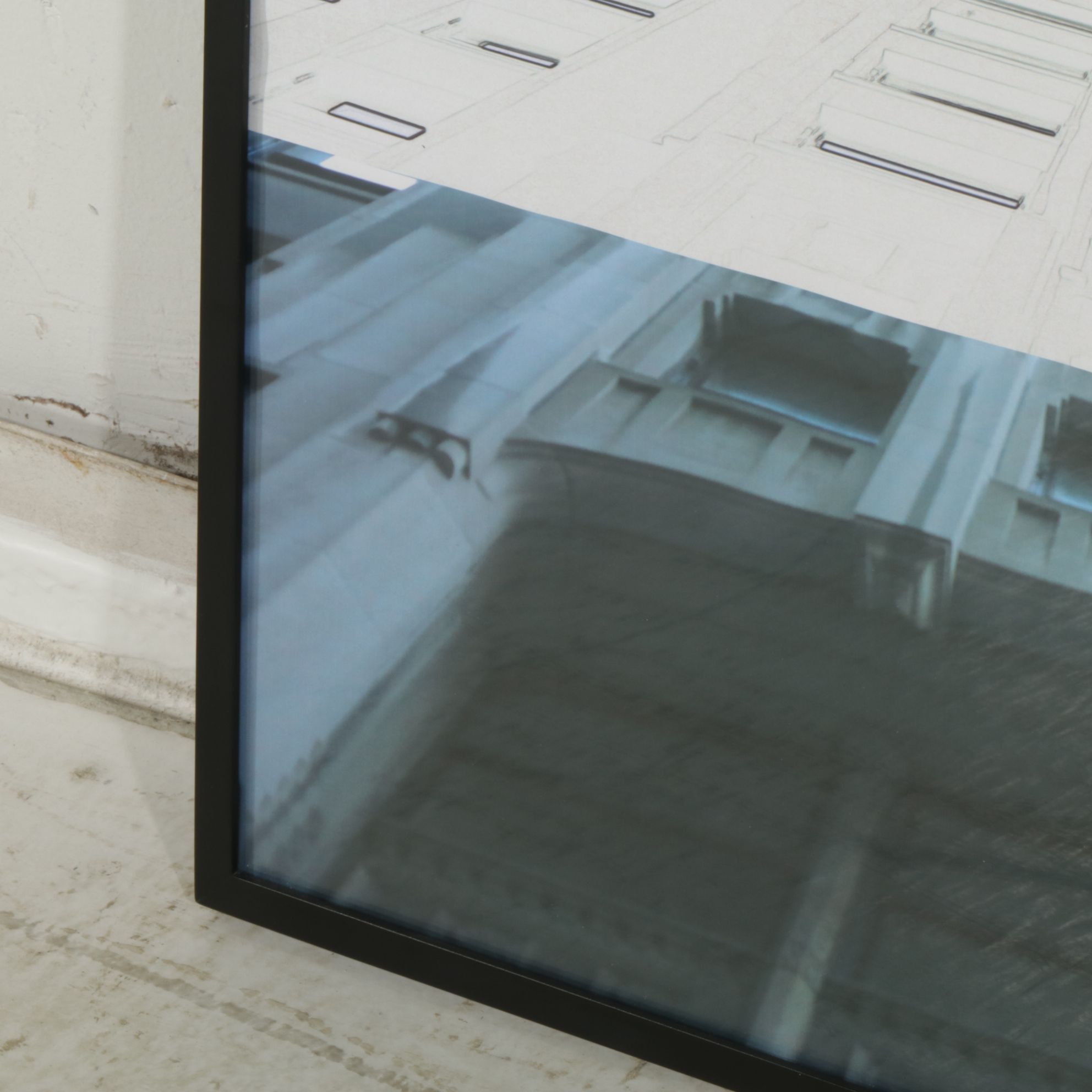 Abstracted View of Building Facade Photograph, 2011